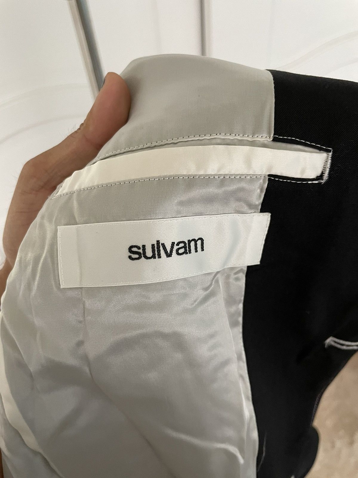 Sulvam Black Classic Short Blazer Size US M / EU 48-50 / 2 - 3 Thumbnail