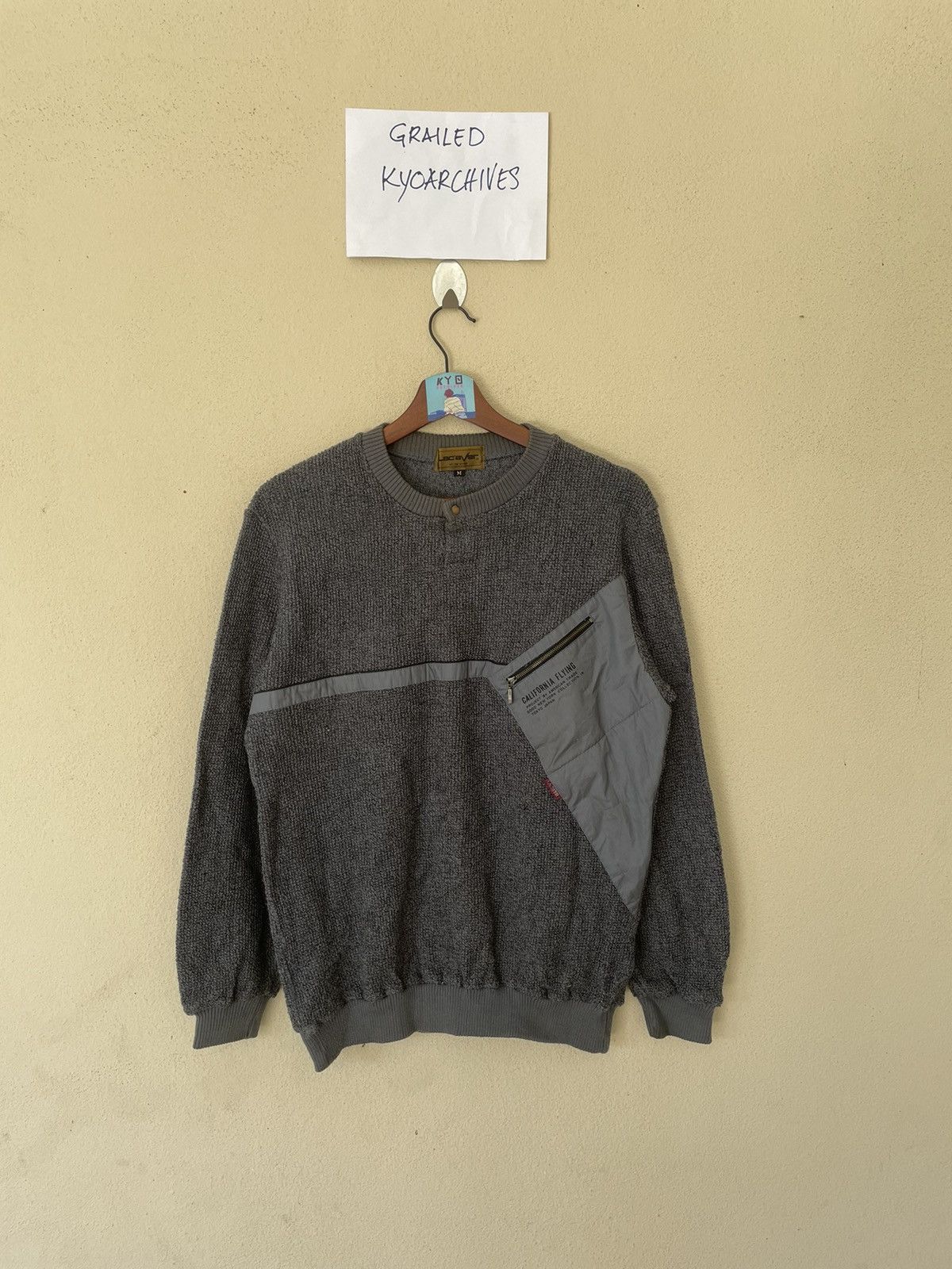 image of Vintage Lacaver Hybrid Jumper in Mix, Men's (Size Medium)