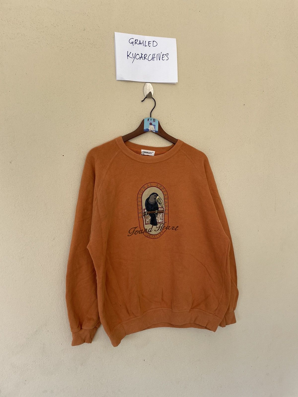 Japanese Brand × Vintage VINTAGE OAKVALLEY HORNBILL SWEATSHIRT Size US L / EU 52-54 / 3 - 2 Thumbnail