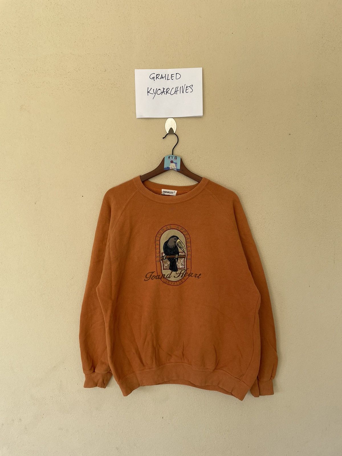 Japanese Brand × Vintage VINTAGE OAKVALLEY HORNBILL SWEATSHIRT Size US L / EU 52-54 / 3 - 1 Thumbnail