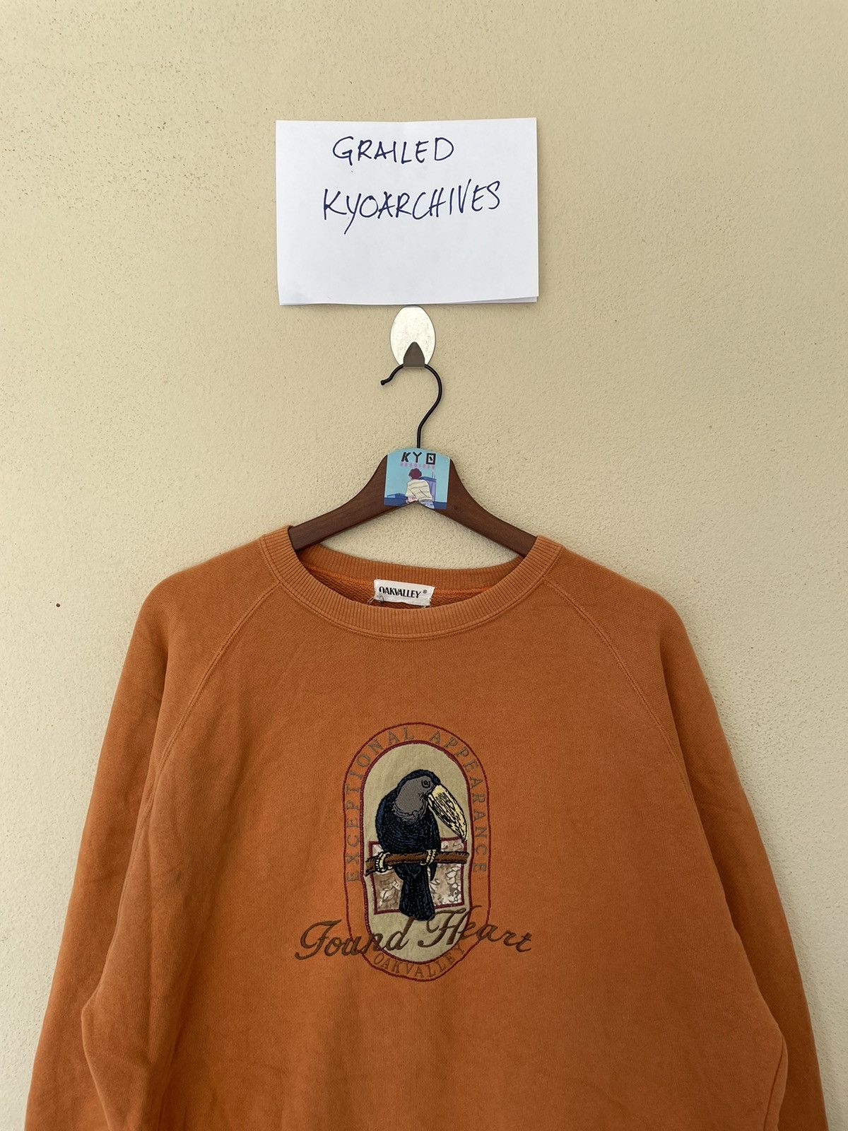 Japanese Brand × Vintage VINTAGE OAKVALLEY HORNBILL SWEATSHIRT Size US L / EU 52-54 / 3 - 3 Thumbnail