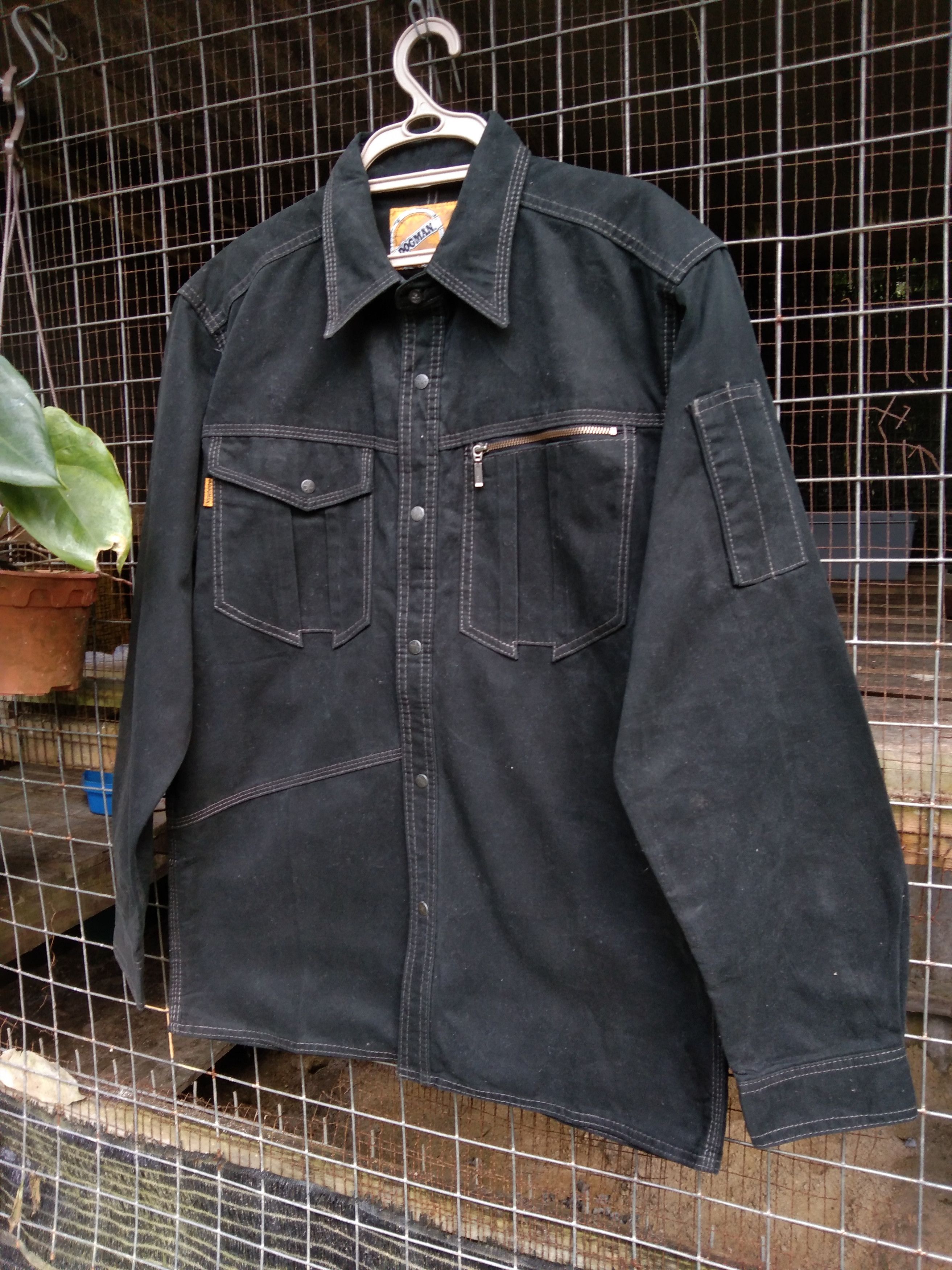 Japanese Brand VINTAGE DOGMAN SNAP BUTTON MEN'S JACKET Size US L / EU 52-54 / 3 - 1 Thumbnail