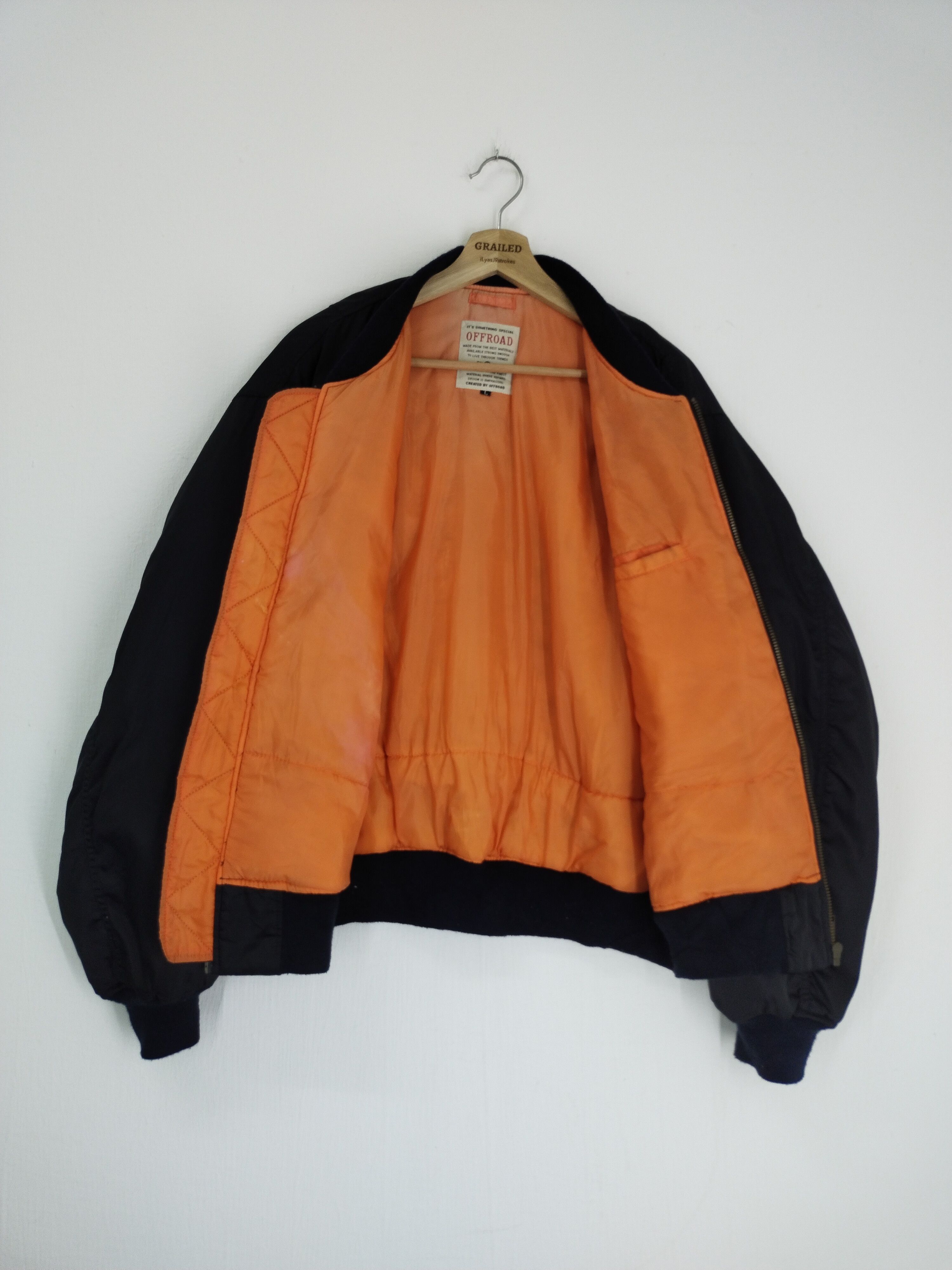 Japanese Brand VINTAGE OFFROAD BOMBER JACKET Size US L / EU 52-54 / 3 - 6 Thumbnail