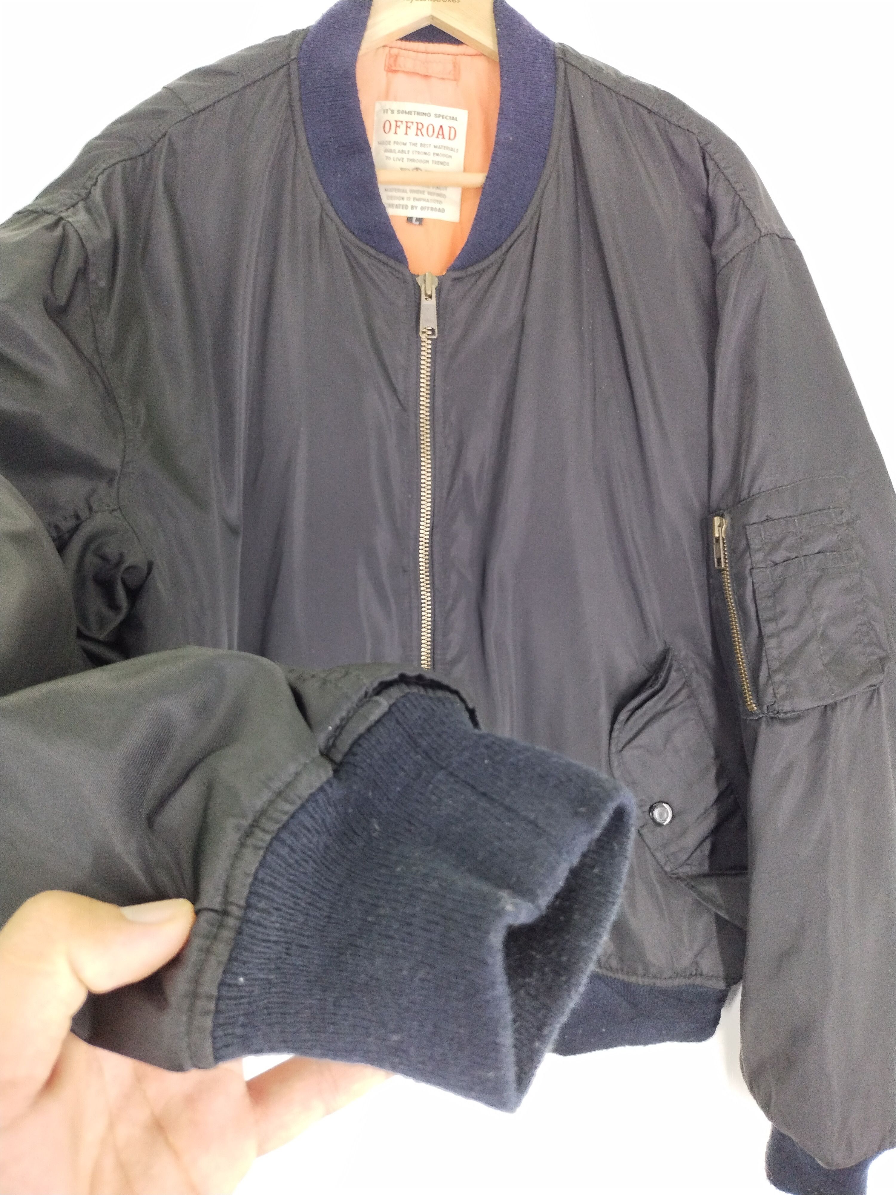 Japanese Brand VINTAGE OFFROAD BOMBER JACKET Size US L / EU 52-54 / 3 - 3 Thumbnail