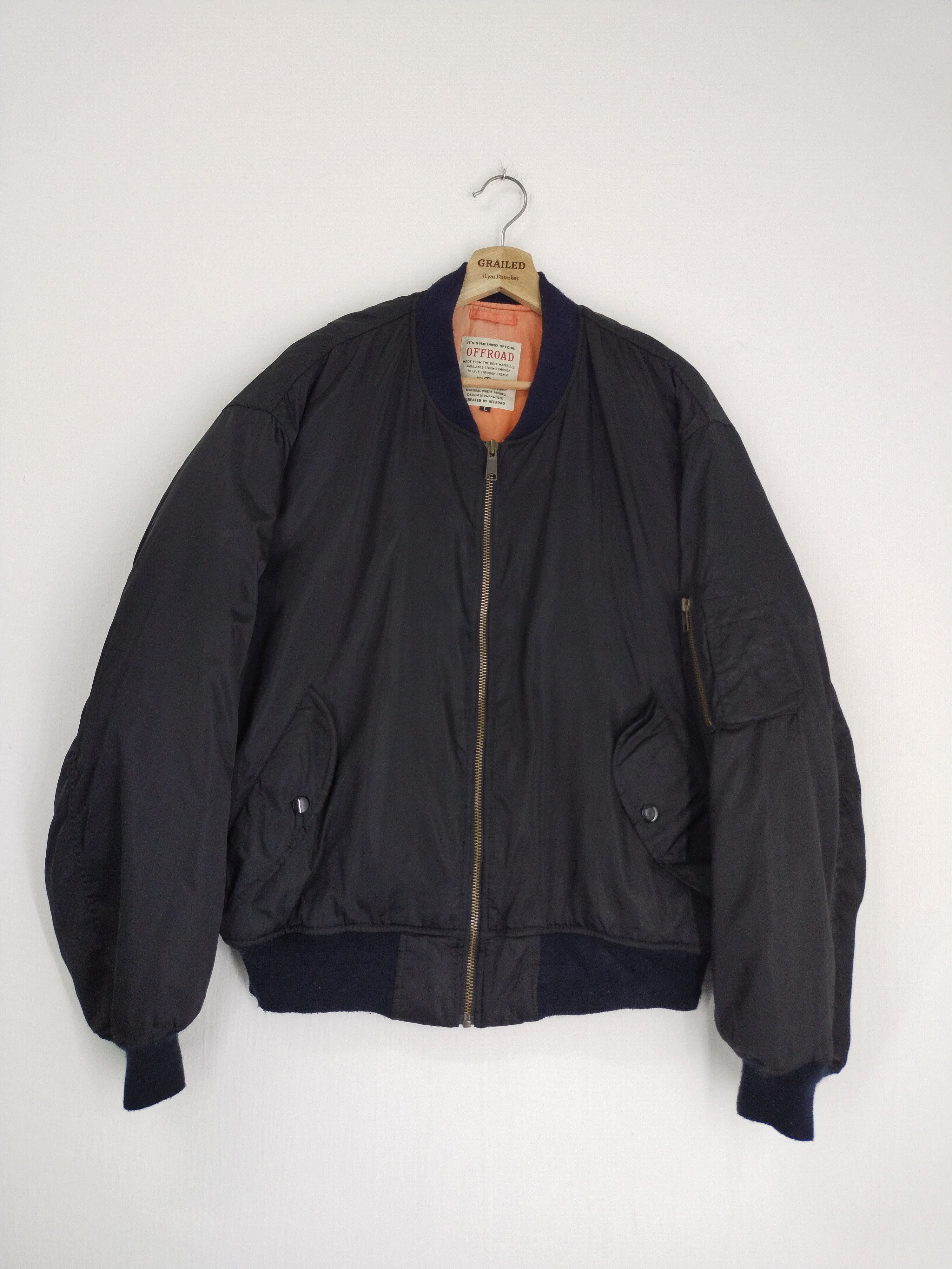 Japanese Brand VINTAGE OFFROAD BOMBER JACKET Size US L / EU 52-54 / 3 - 5 Thumbnail