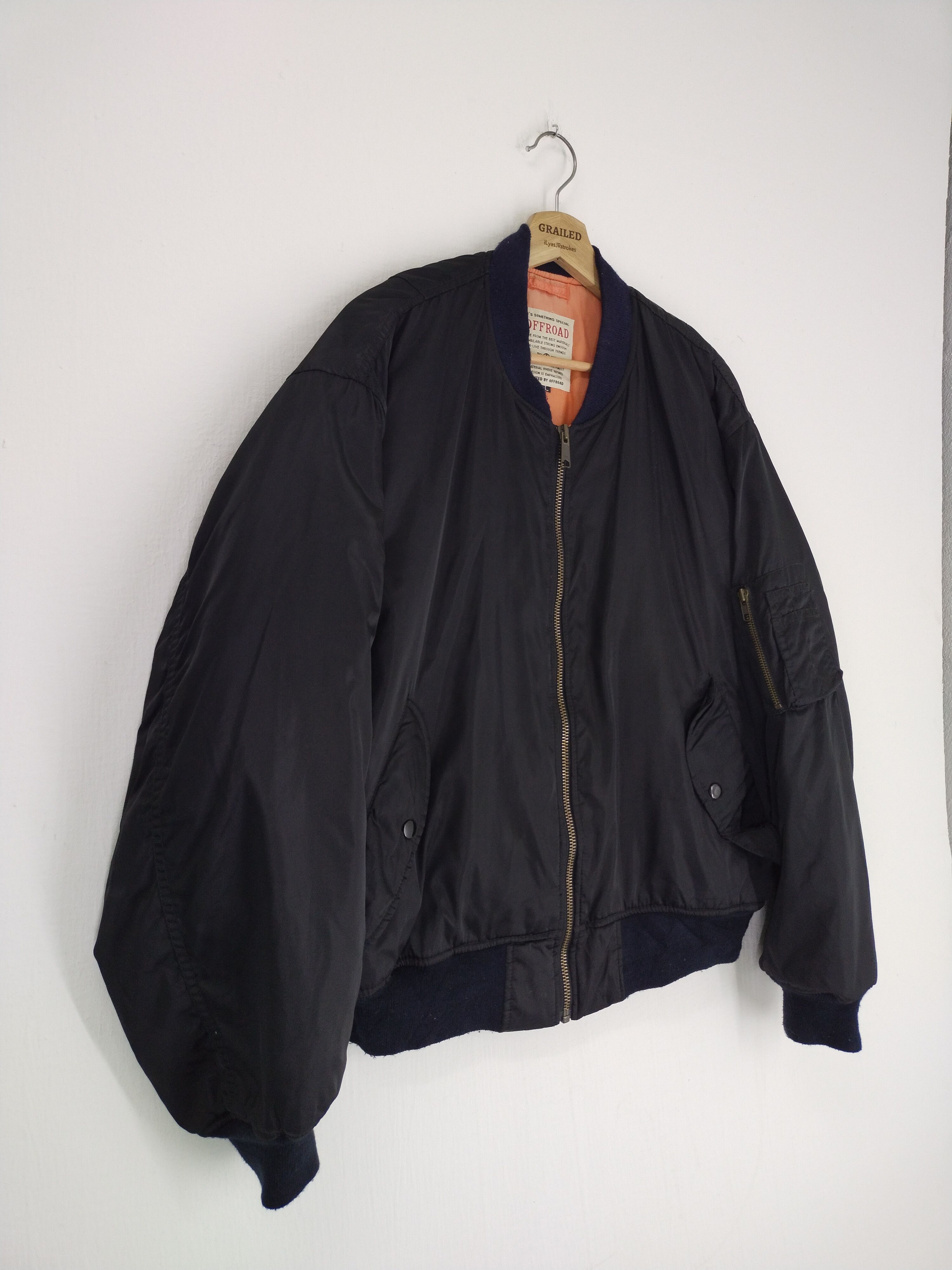 Japanese Brand VINTAGE OFFROAD BOMBER JACKET Size US L / EU 52-54 / 3 - 4 Thumbnail