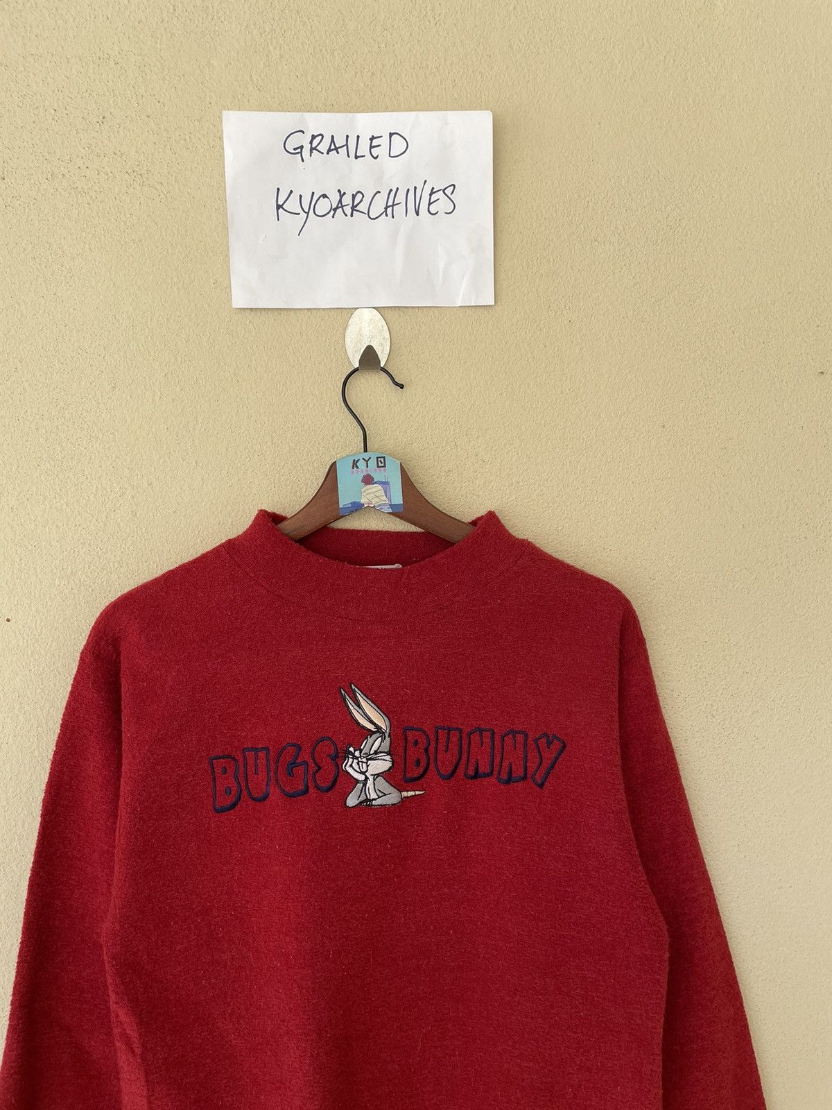 Vintage × Warner Bros VINTAGE EMBROIDERED BUGS BUNNY SWEATSHIRT Size US M / EU 48-50 / 2 - 3 Thumbnail