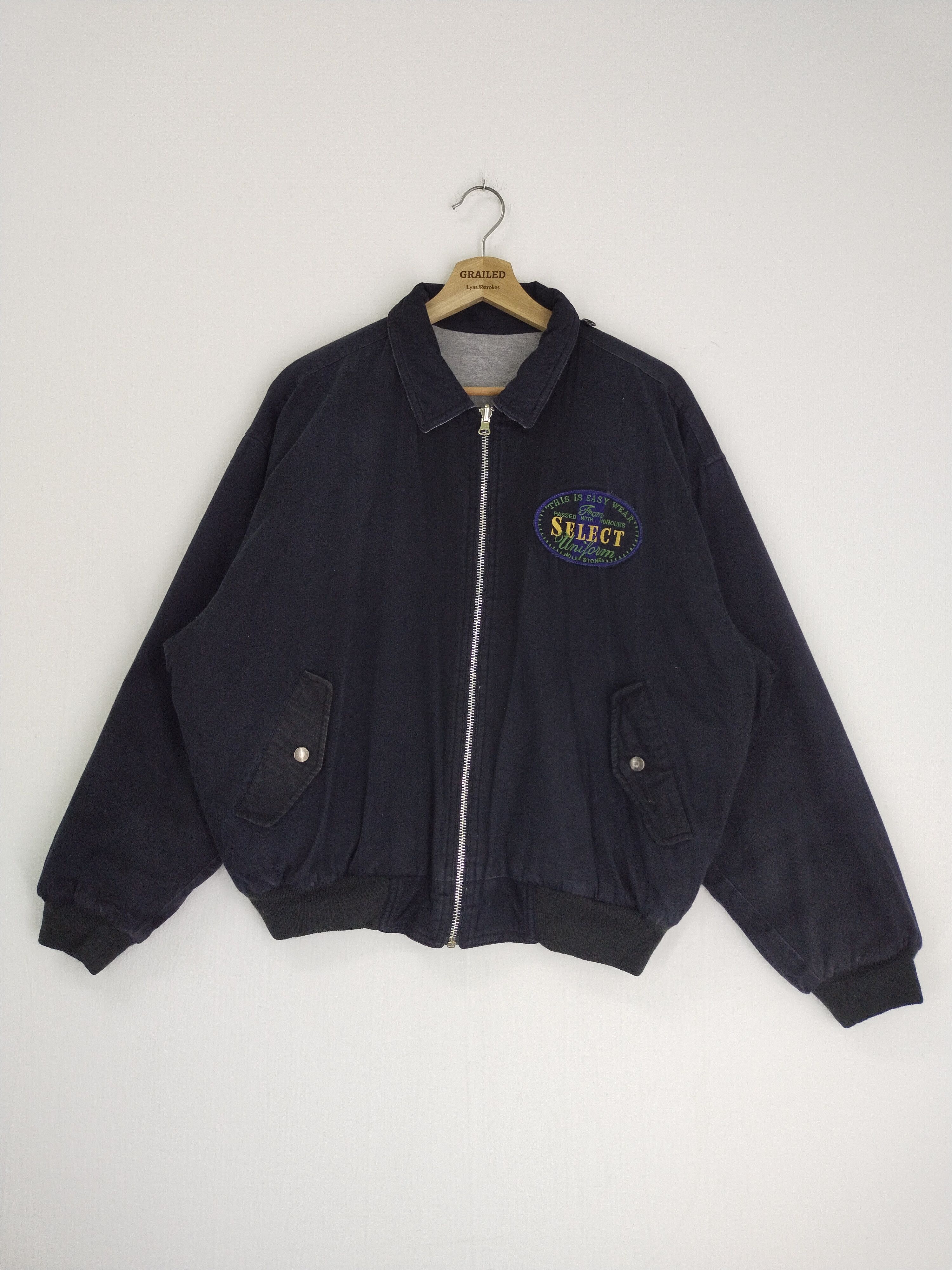 Japanese Brand VINTAGE MILE STOEN REVERSIBLE BOMBER JACKET Size US M / EU 48-50 / 2 - 1 Thumbnail