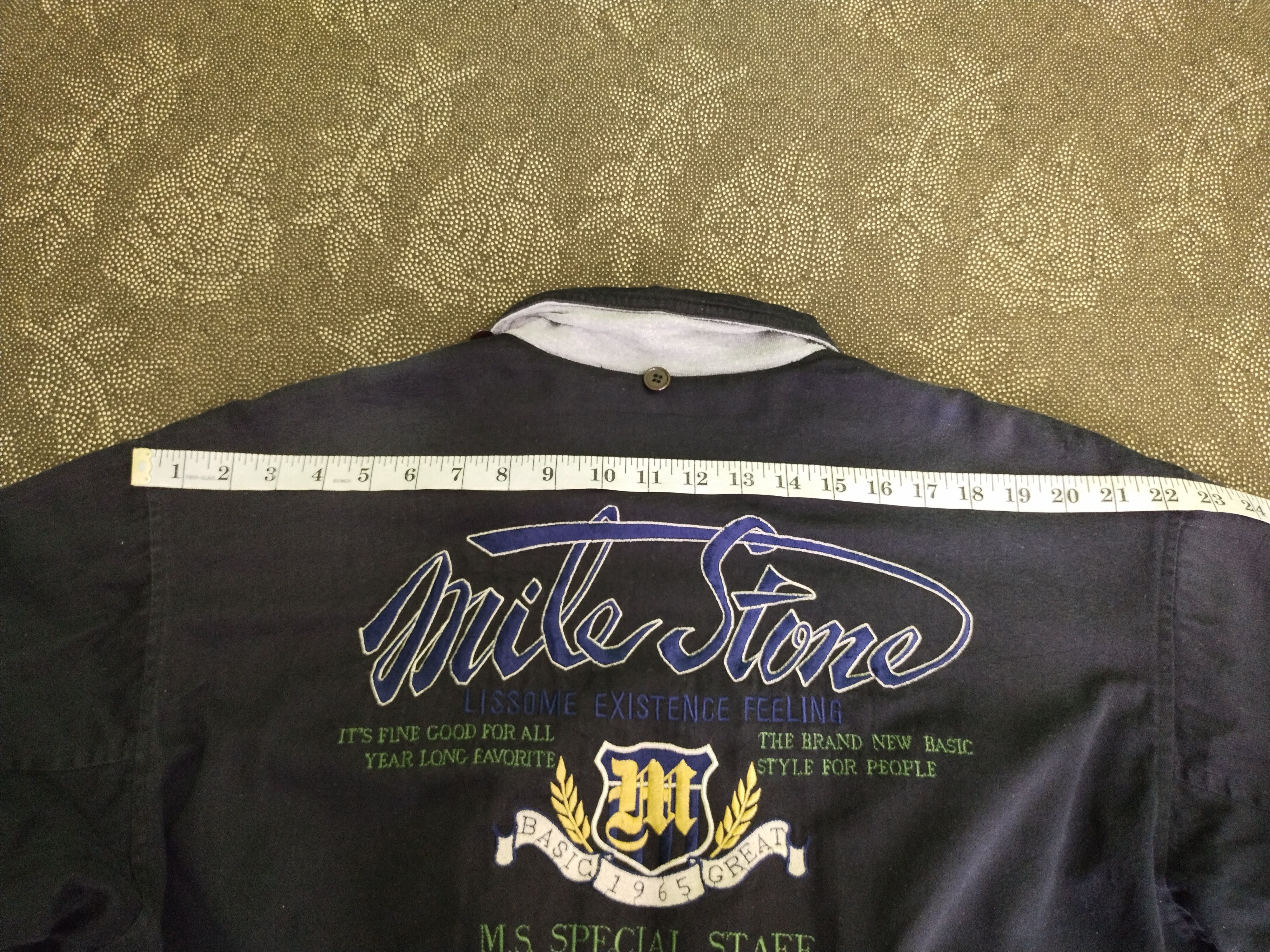 Japanese Brand VINTAGE MILE STOEN REVERSIBLE BOMBER JACKET Size US M / EU 48-50 / 2 - 16 Thumbnail