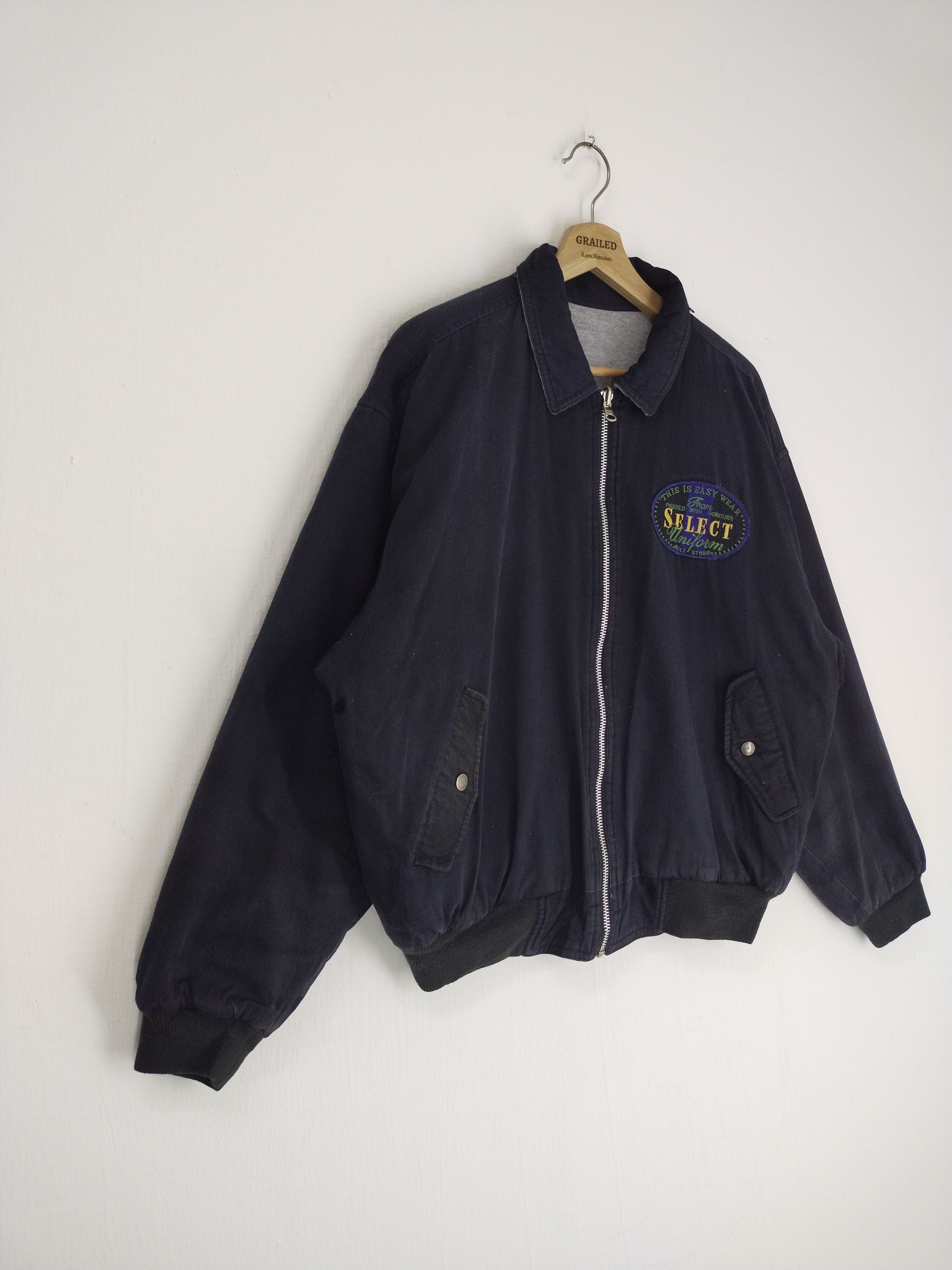 Japanese Brand VINTAGE MILE STOEN REVERSIBLE BOMBER JACKET Size US M / EU 48-50 / 2 - 3 Thumbnail