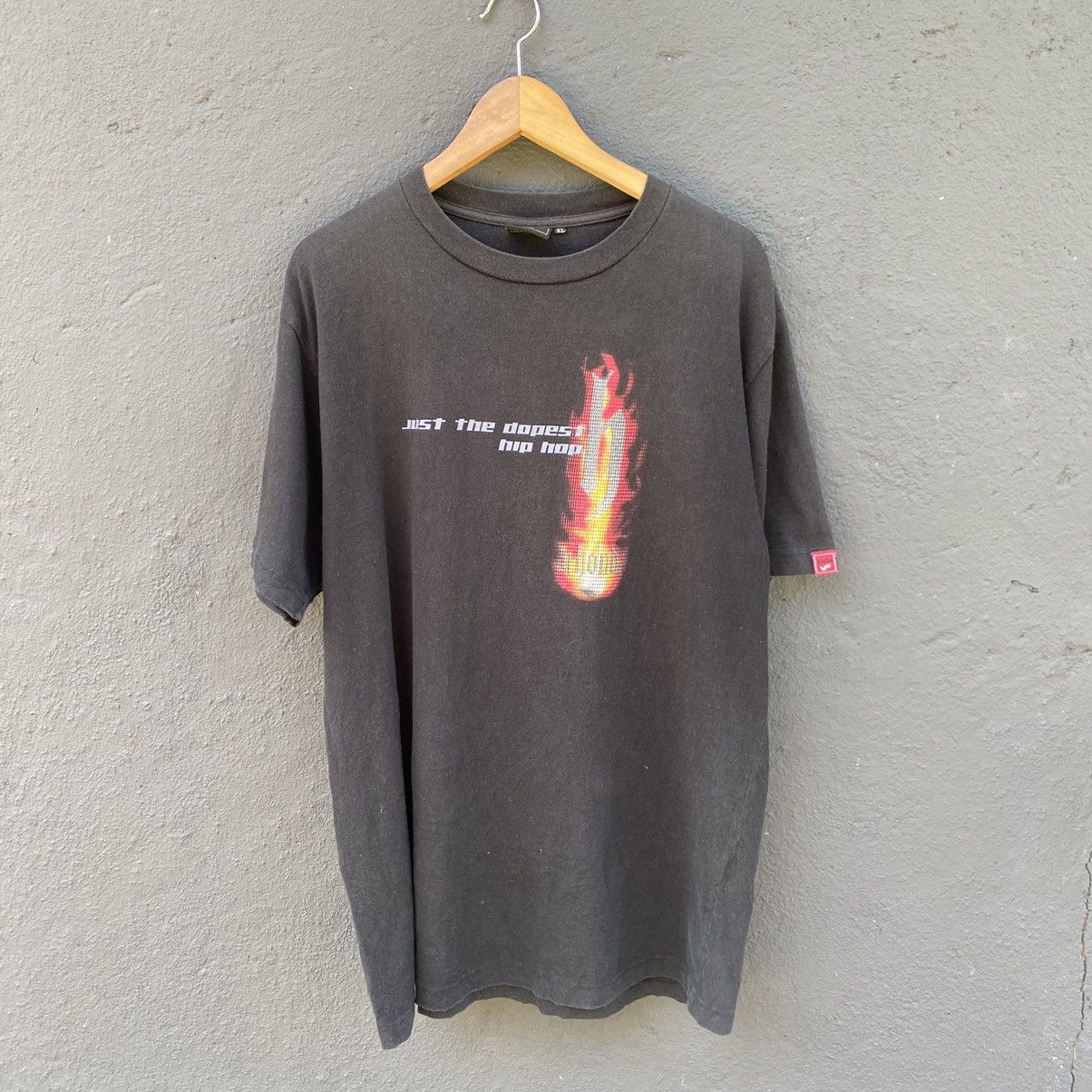 Japanese Brand Thrashed Faded Vintage Y2K DJ Honda ERD GRUNGE FLAME TEE Size US XL / EU 56 / 4 - 1 Thumbnail