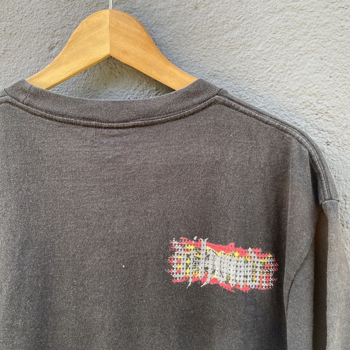 Japanese Brand Thrashed Faded Vintage Y2K DJ Honda ERD GRUNGE FLAME TEE Size US XL / EU 56 / 4 - 4 Thumbnail