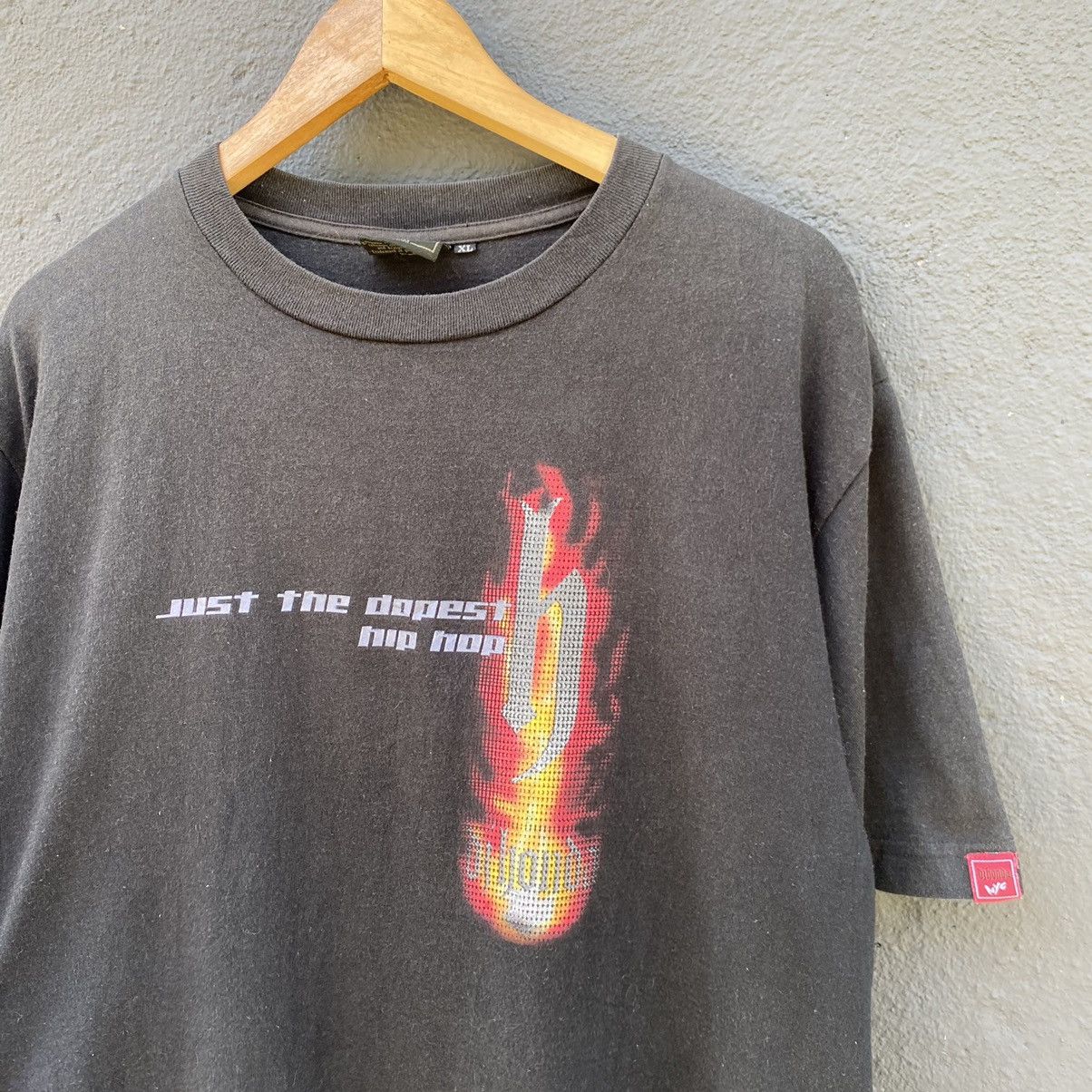 Japanese Brand Thrashed Faded Vintage Y2K DJ Honda ERD GRUNGE FLAME TEE Size US XL / EU 56 / 4 - 2 Thumbnail