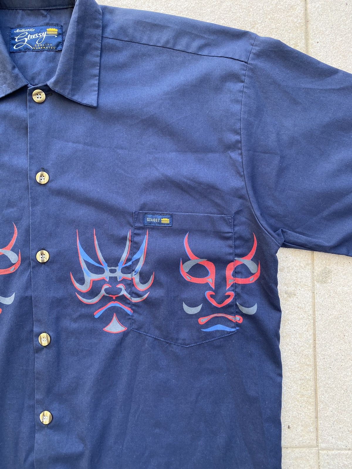 Stussy 💥RARE💥Vintage OG STÜSSY Classic Hawaiian Style Circa 1980s Size US XL / EU 56 / 4 - 3 Thumbnail