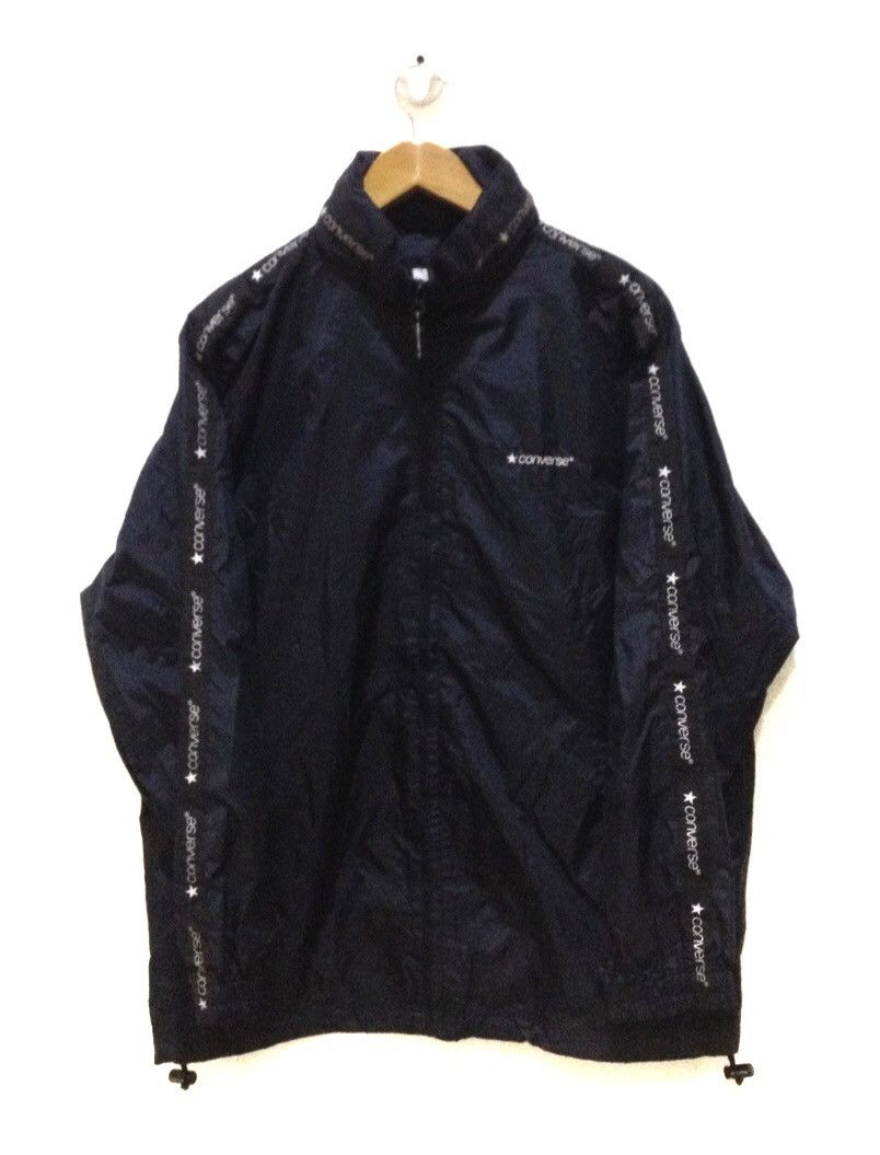 Converse × Vintage Vtg 90s Converse black jacket size M Size US M / EU 48-50 / 2 - 1 Thumbnail