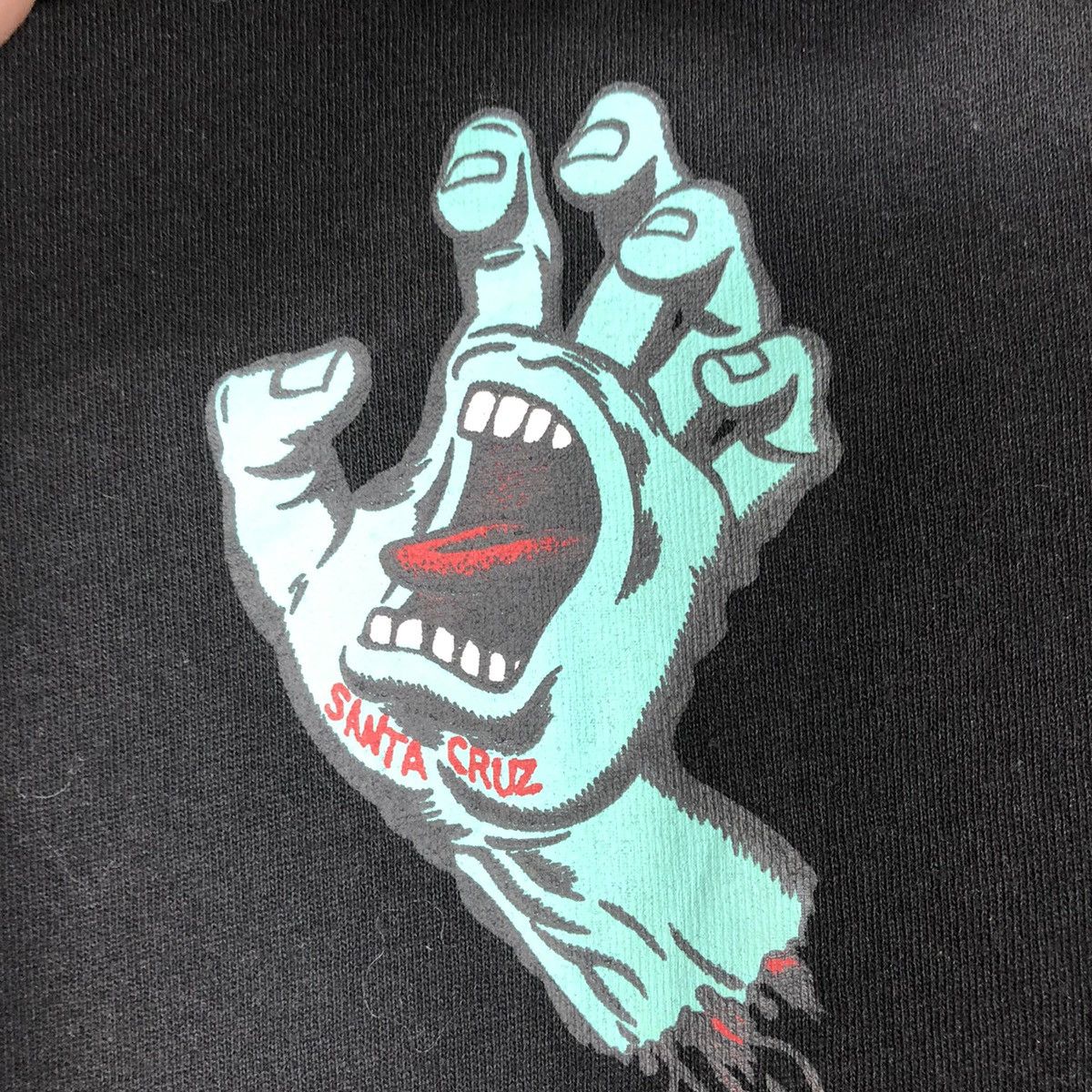 Santa Cruz Skateboards Rare Santa Cruz OG Sick Screaming Hand Big Logo Tee Size US XS / EU 42 / 0 - 5 Thumbnail