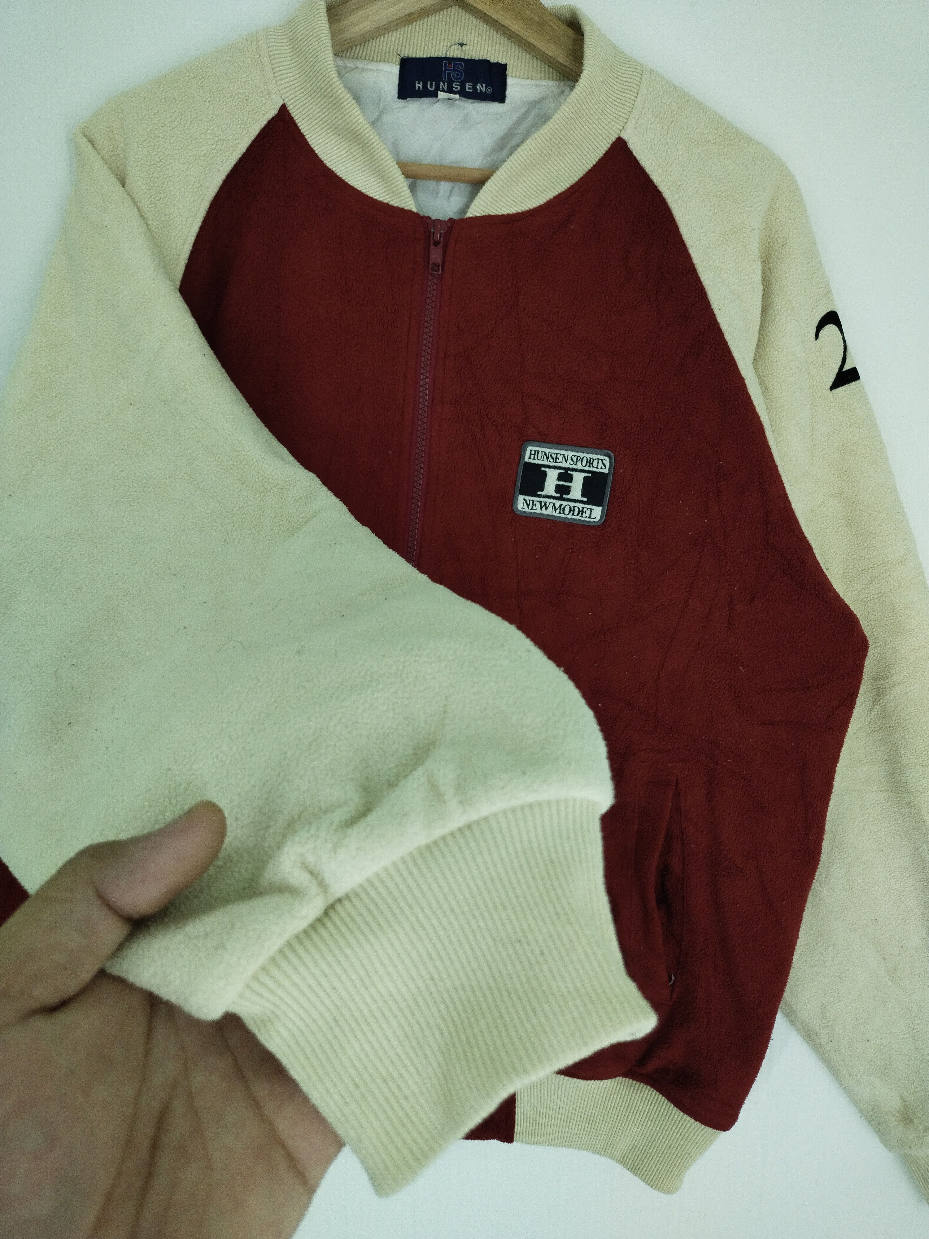 Japanese Brand VINTAGE HUNSEN FLEECE JACKET Size US M / EU 48-50 / 2 - 5 Thumbnail