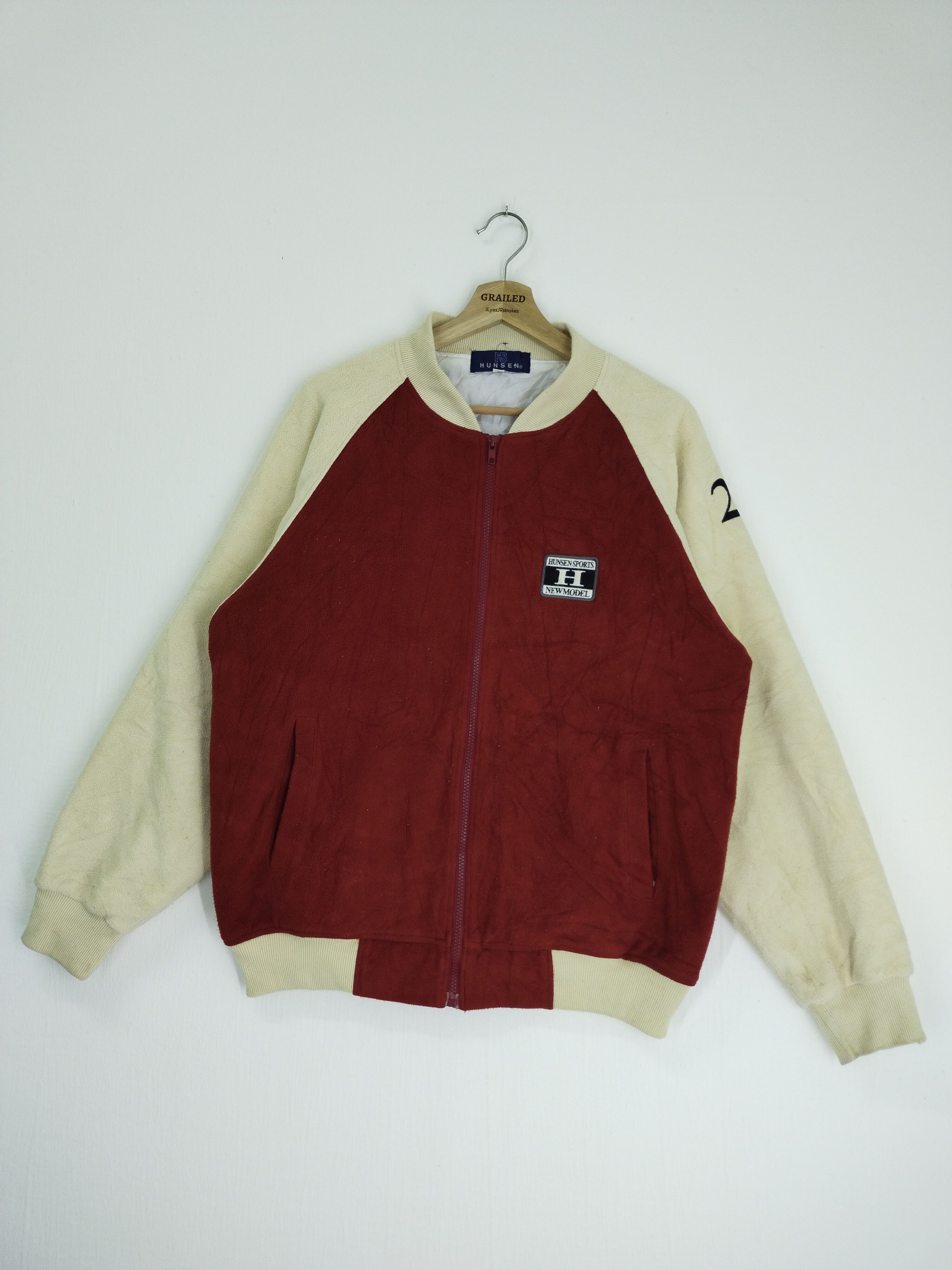Japanese Brand VINTAGE HUNSEN FLEECE JACKET Size US M / EU 48-50 / 2 - 2 Thumbnail