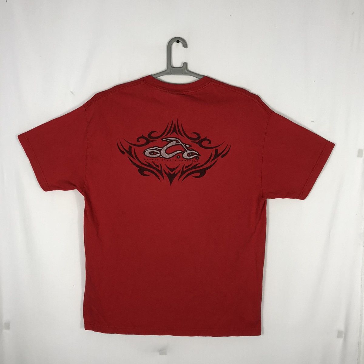 Vintage × West Coast Choppers Vintage 90s American Orange Country Choppers Big Image Tee Size US XL / EU 56 / 4 - 1 Thumbnail