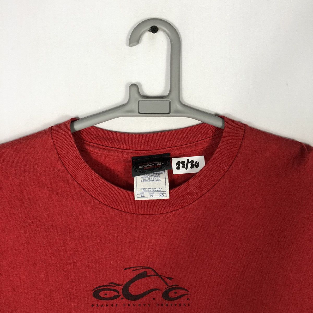 Vintage × West Coast Choppers Vintage 90s American Orange Country Choppers Big Image Tee Size US XL / EU 56 / 4 - 5 Thumbnail