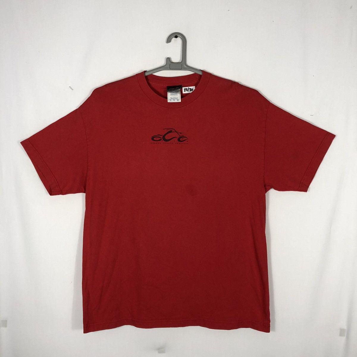 Vintage × West Coast Choppers Vintage 90s American Orange Country Choppers Big Image Tee Size US XL / EU 56 / 4 - 4 Thumbnail