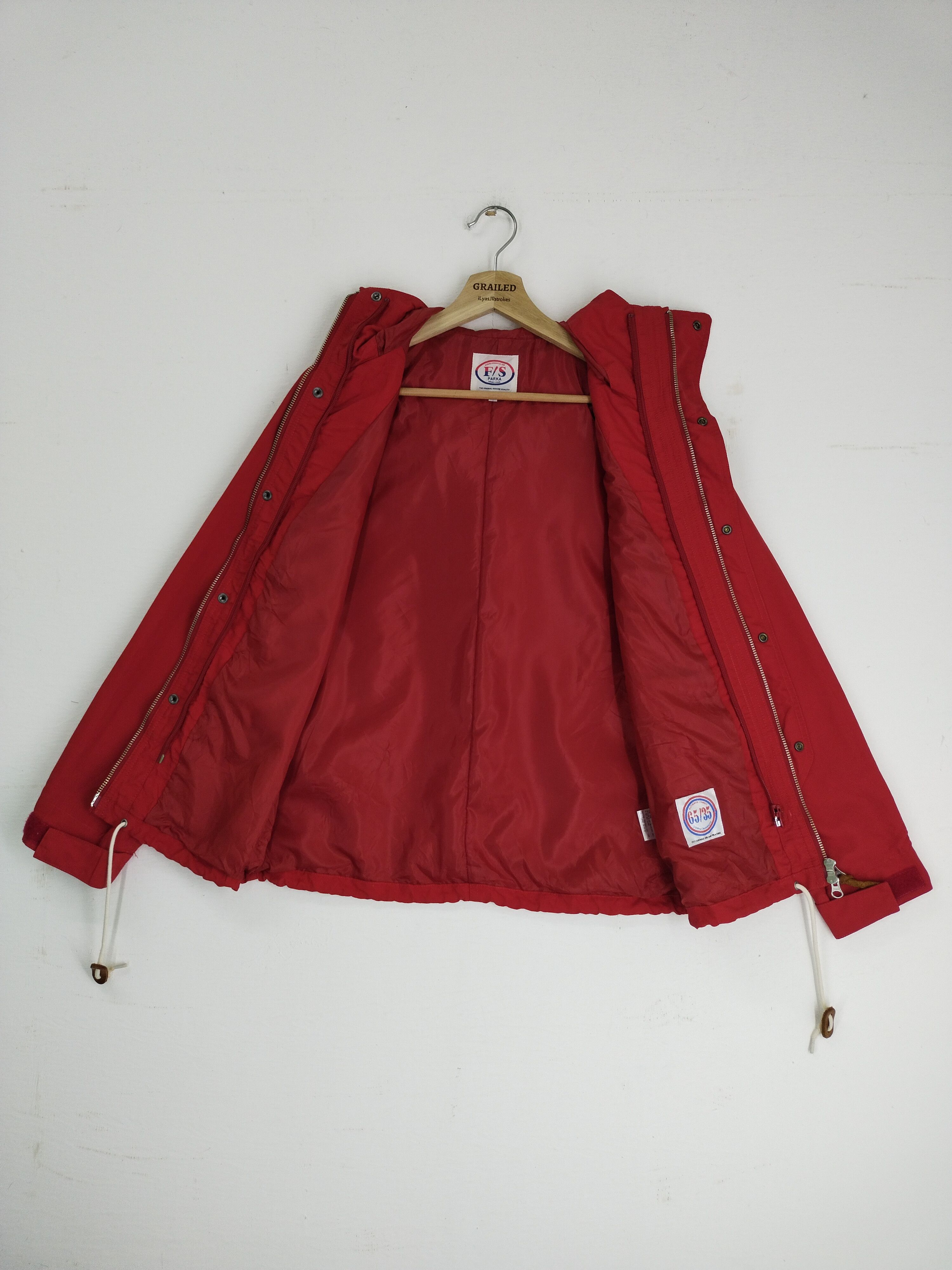 Edition Japan × Japanese Brand × Vintage Vintage 90s Freak's Store Parka Red Jacket Size US S / EU 44-46 / 1 - 10 Thumbnail