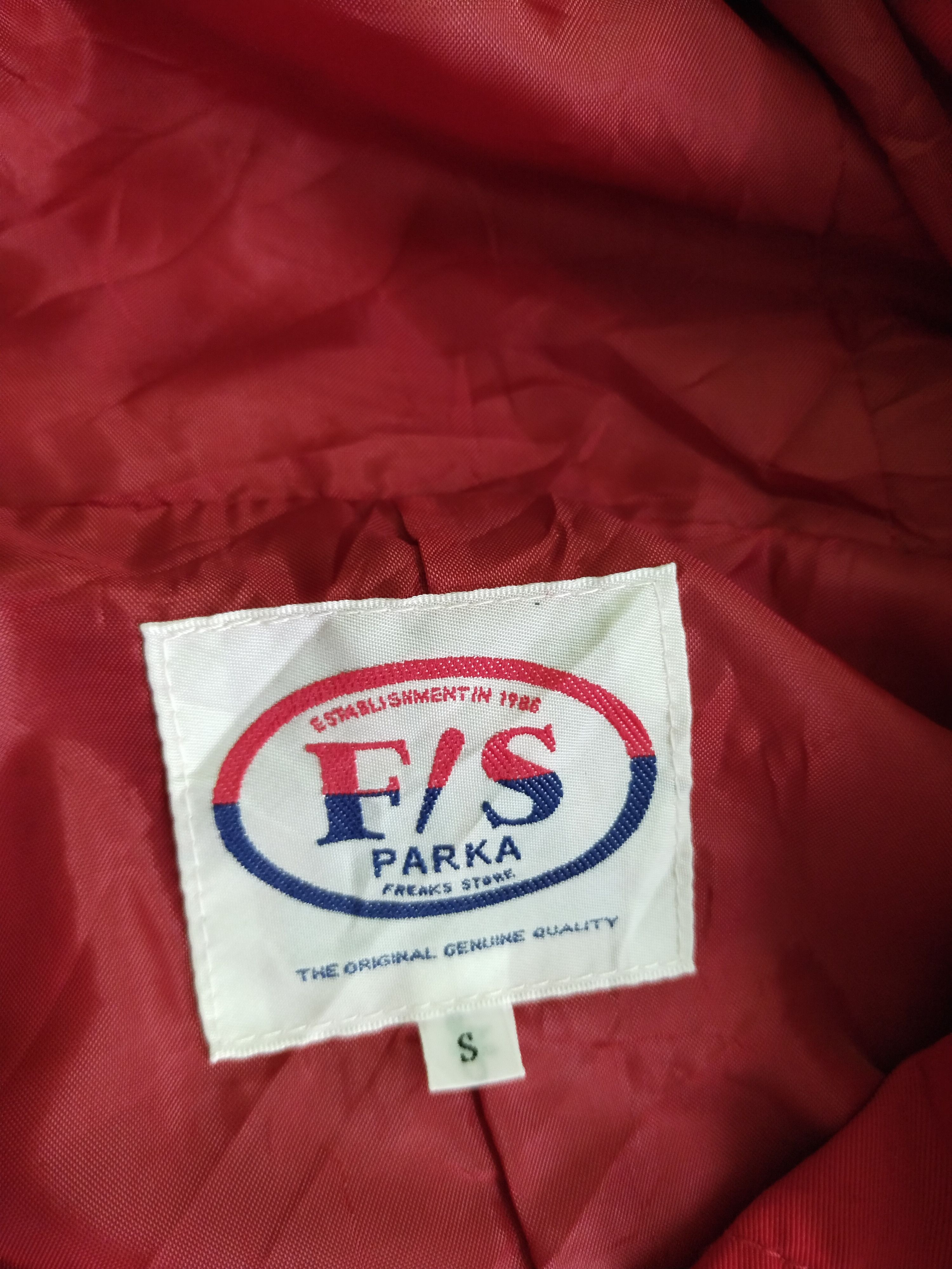Edition Japan × Japanese Brand × Vintage Vintage 90s Freak's Store Parka Red Jacket Size US S / EU 44-46 / 1 - 12 Thumbnail