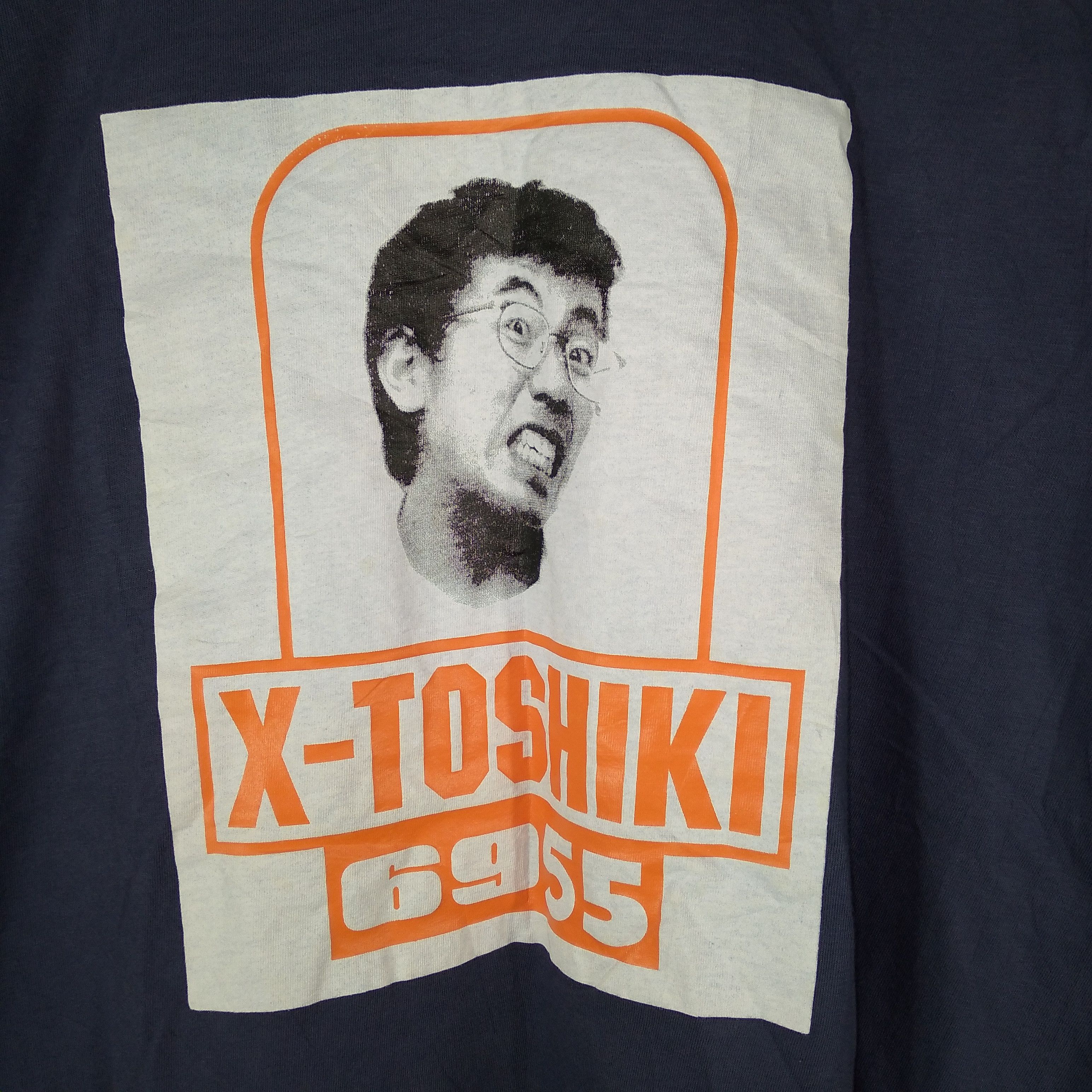 Japanese Brand × Vintage Vintage 90s X-TOSHIKI Big Image Promo Tee By BVD Size US S / EU 44-46 / 1 - 2 Thumbnail