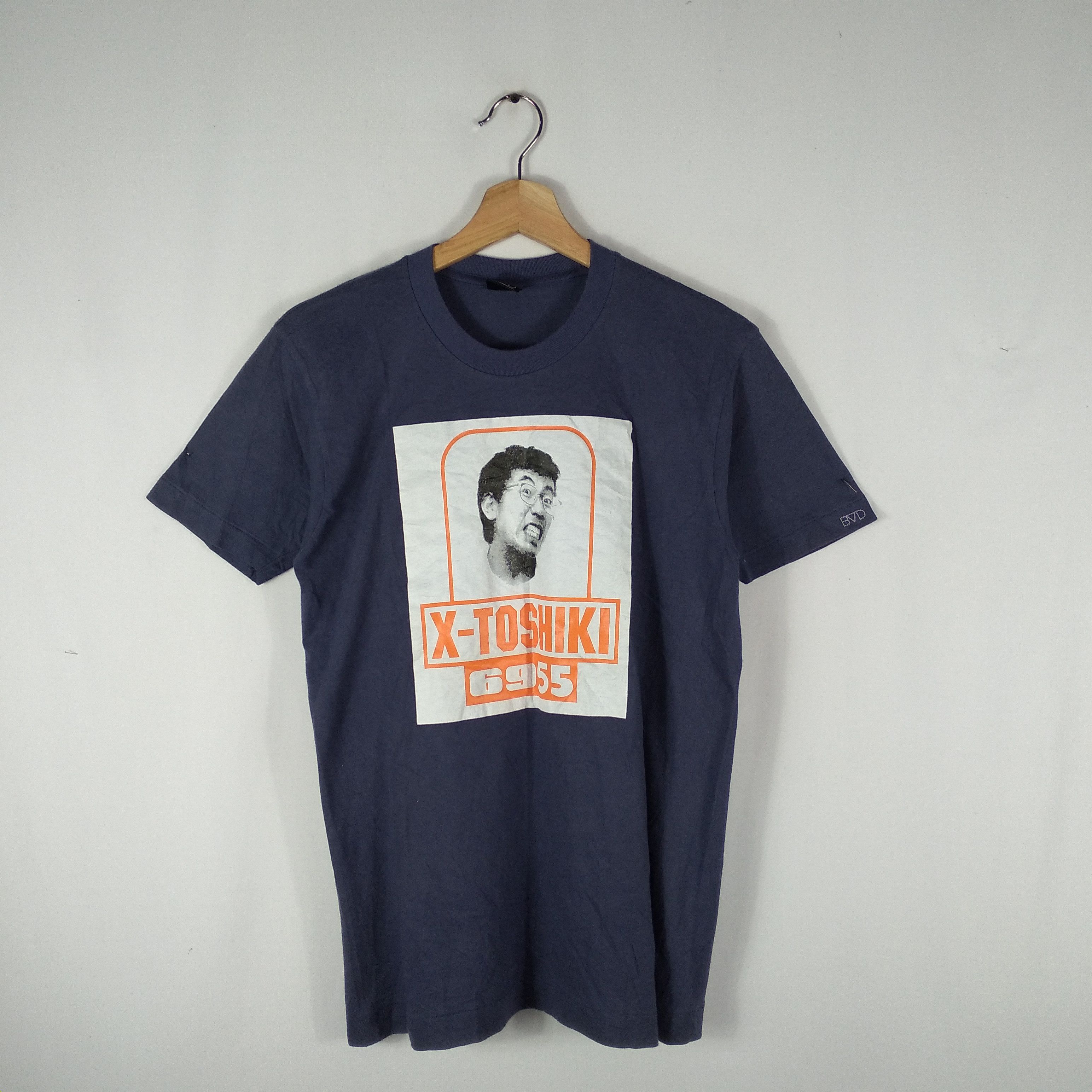 Japanese Brand × Vintage Vintage 90s X-TOSHIKI Big Image Promo Tee By BVD Size US S / EU 44-46 / 1 - 1 Thumbnail