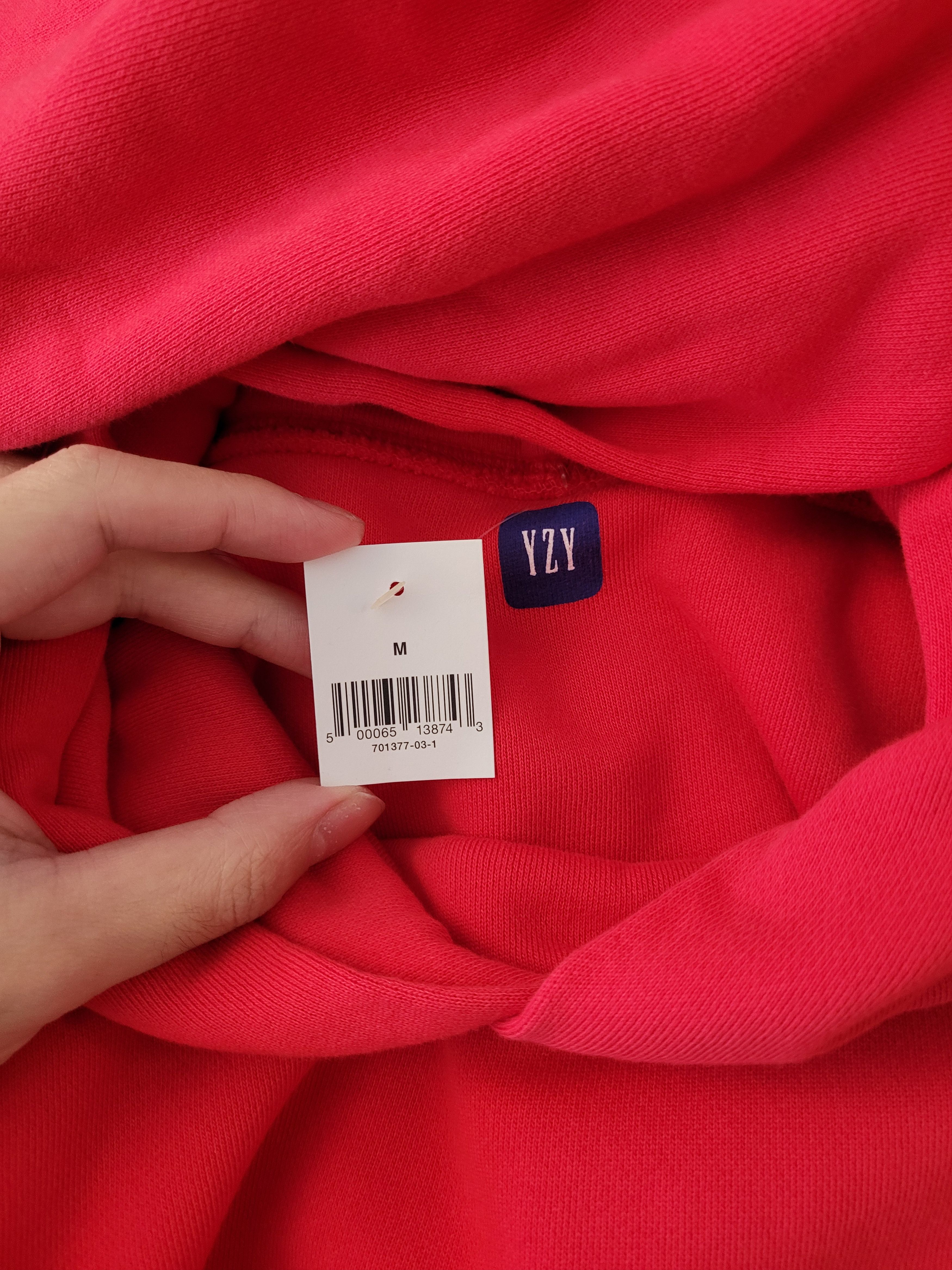 Gap × Kanye West Red Perfect Hoodie Size US M / EU 48-50 / 2 - 2 Thumbnail