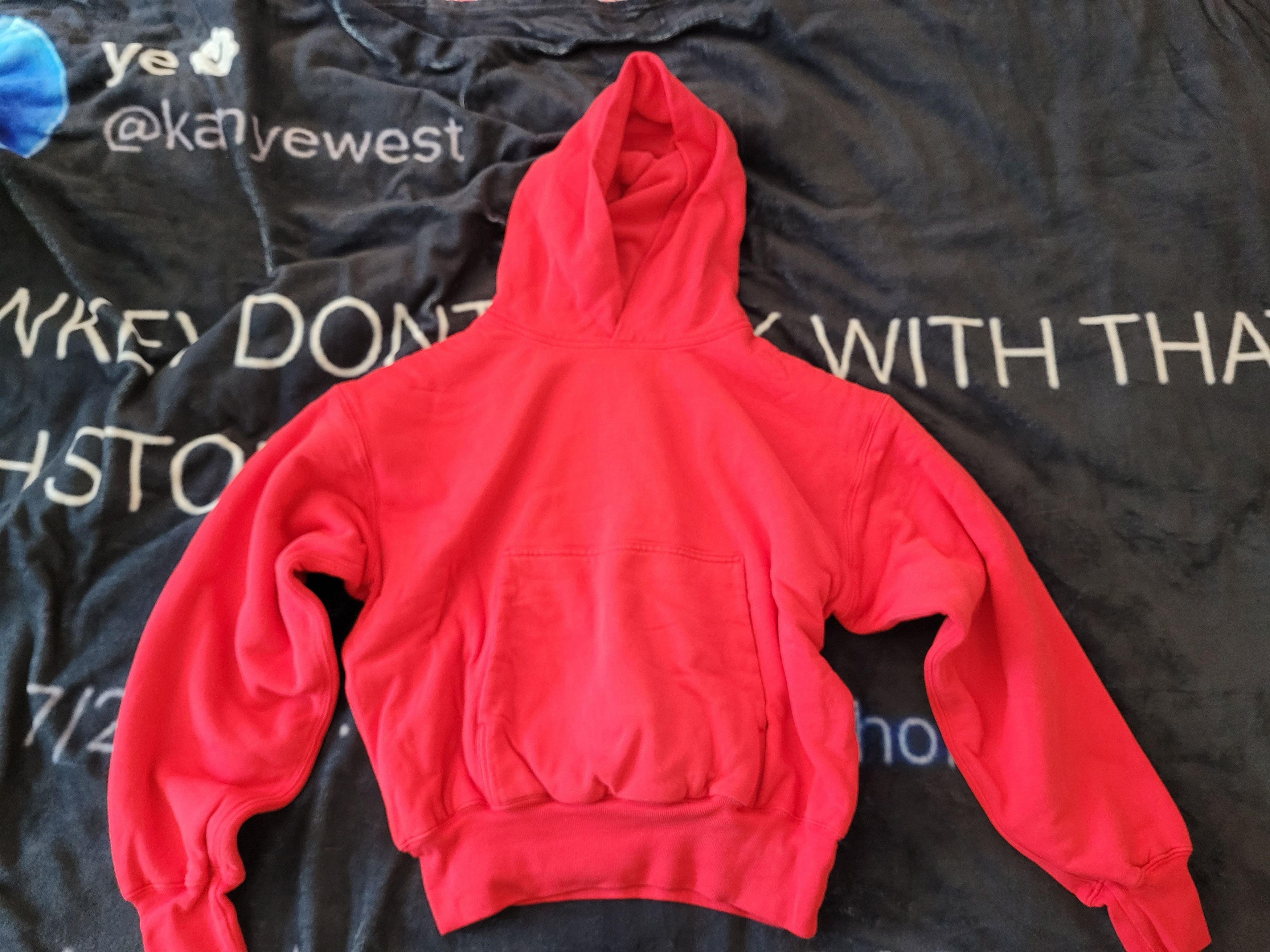 Gap × Kanye West Red Perfect Hoodie Size US M / EU 48-50 / 2 - 1 Thumbnail