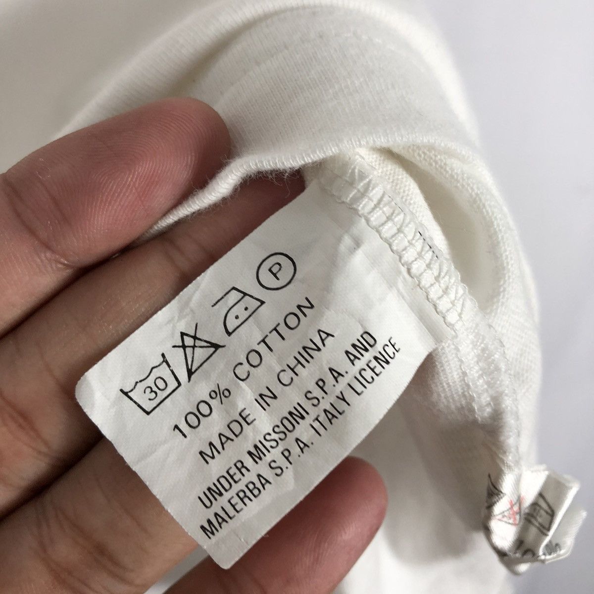 Missoni × Vintage Rare Vintage 90s Missoni Sports Big Logo Italian Tee Size US M / EU 48-50 / 2 - 13 Thumbnail