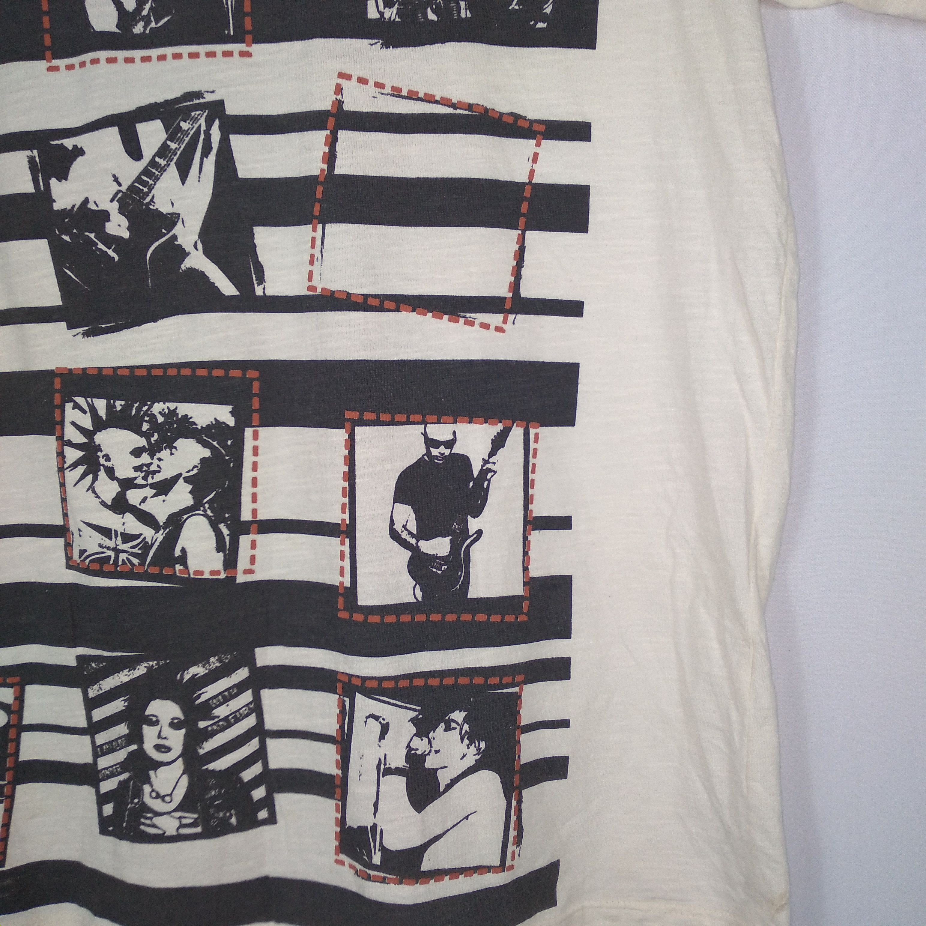 Band Tees × Japanese Brand × Vintage Rock N Rollers Potrait Of Iconic Punkers Reggae Jazz Tee Size US M / EU 48-50 / 2 - 6 Thumbnail