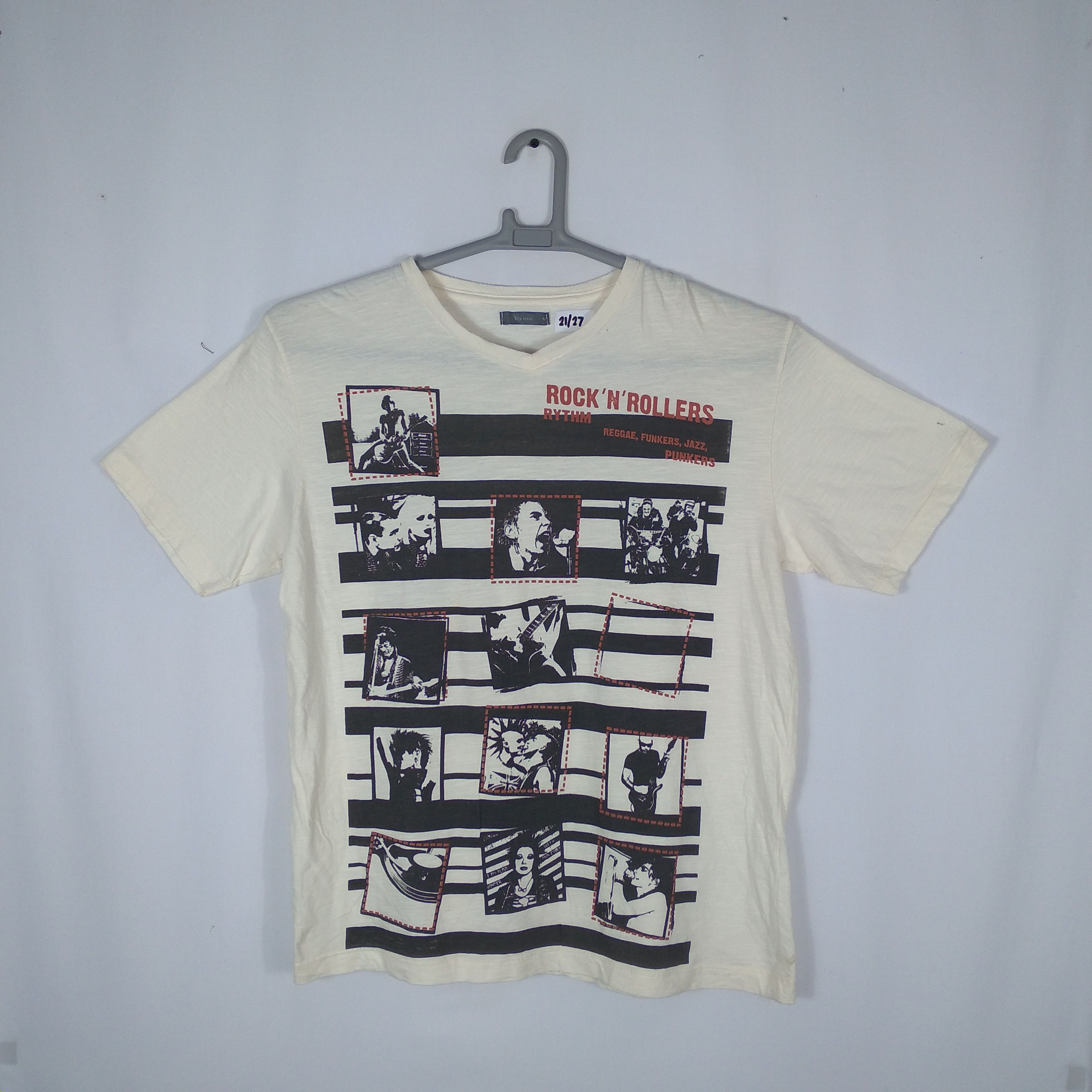 Rock N Rollers Potrait Of Iconic Punkers Reggae Jazz Tee