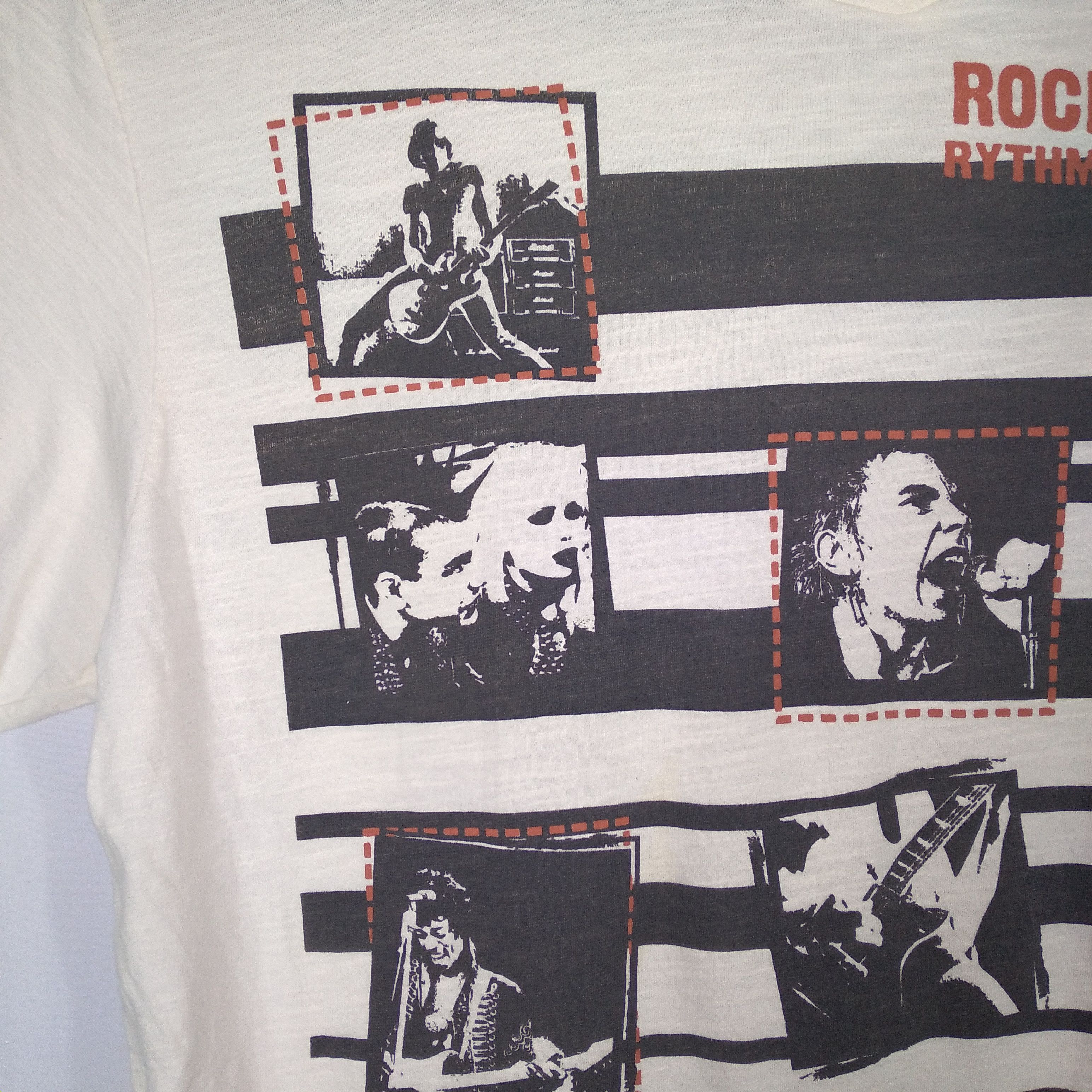 Band Tees × Japanese Brand × Vintage Rock N Rollers Potrait Of Iconic Punkers Reggae Jazz Tee Size US M / EU 48-50 / 2 - 5 Thumbnail