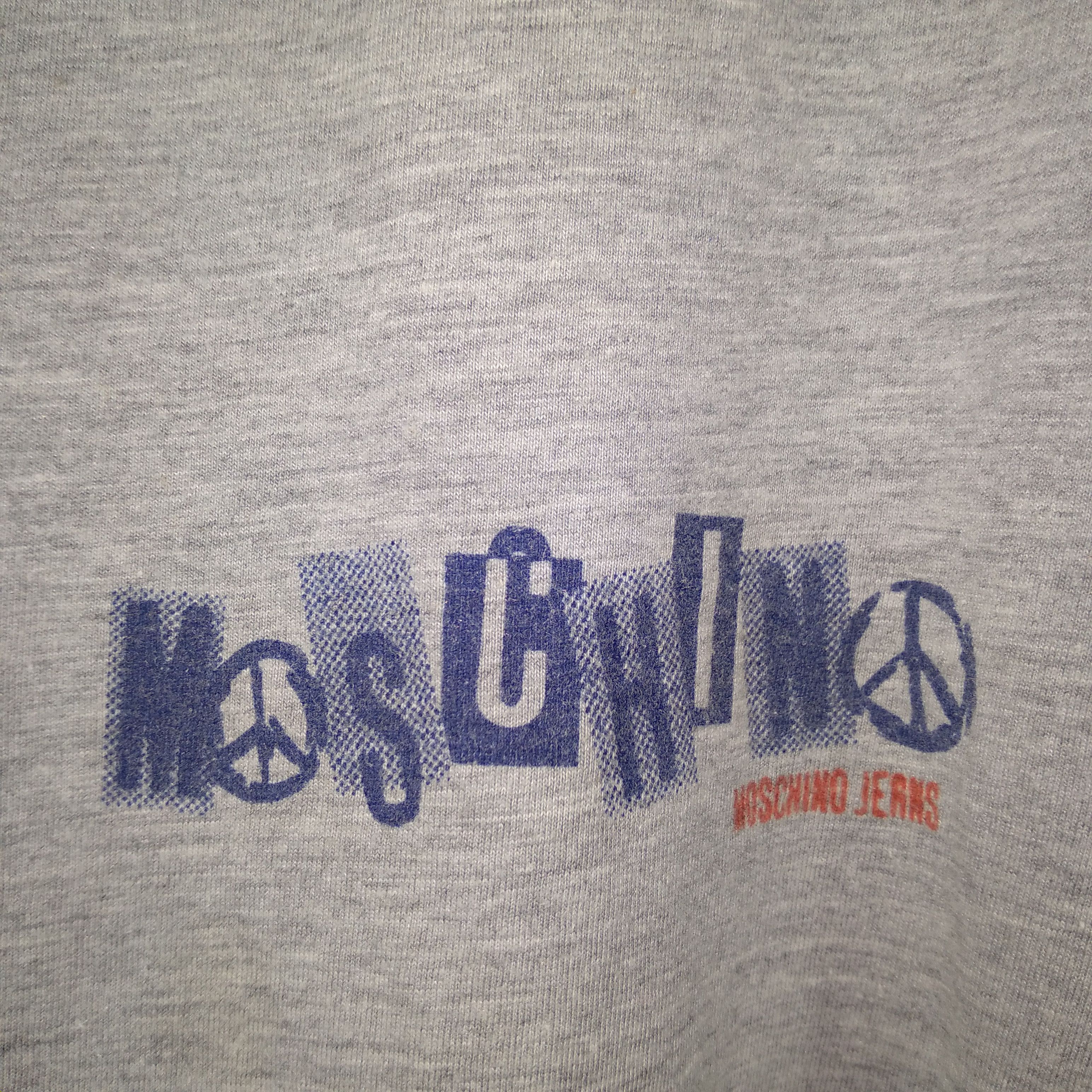 Moschino × Vintage Vintage Italian Moschino Center Spellout Tee Size US L / EU 52-54 / 3 - 2 Thumbnail
