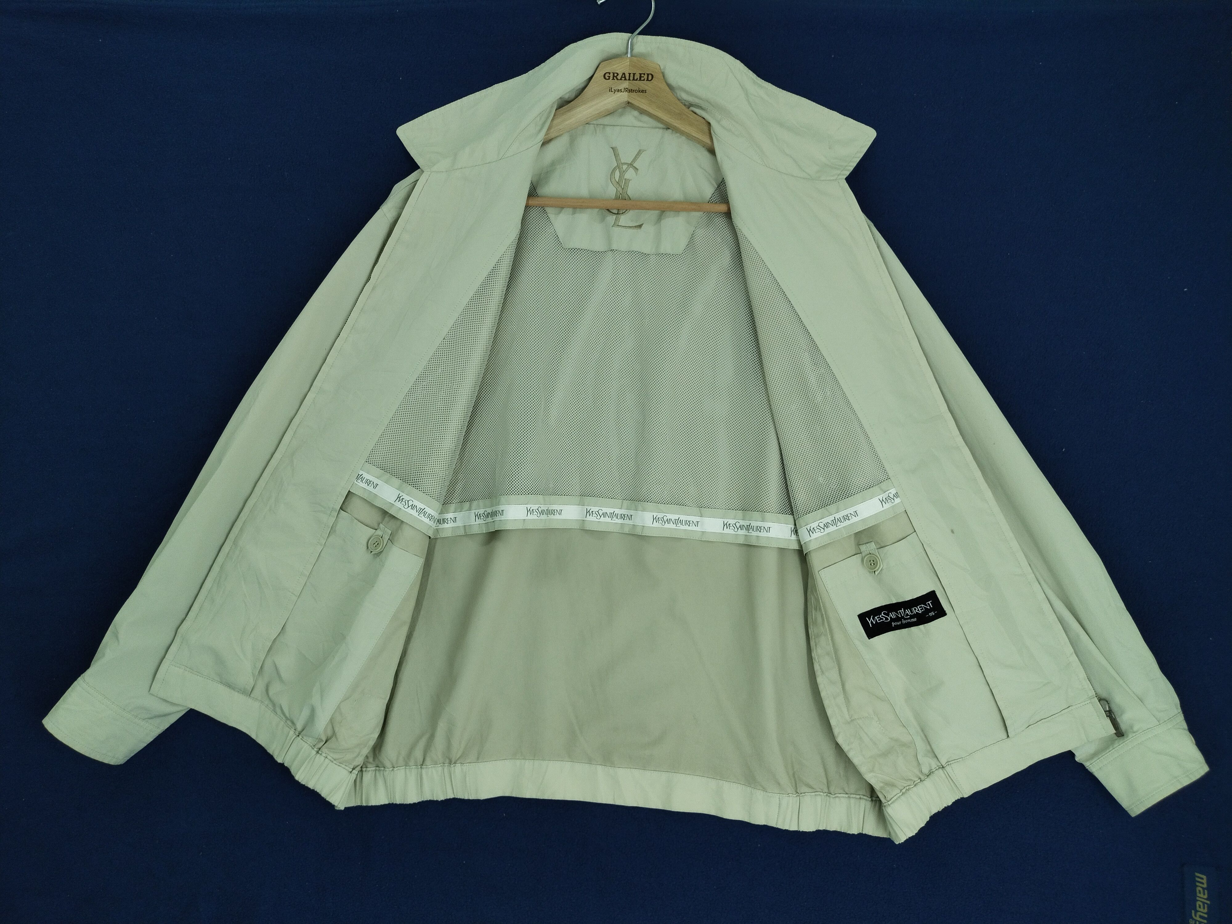 Saint Laurent Paris VINTAGE YSL SMALL LOGO LIGHT JACKET Size US M / EU 48-50 / 2 - 12 Thumbnail