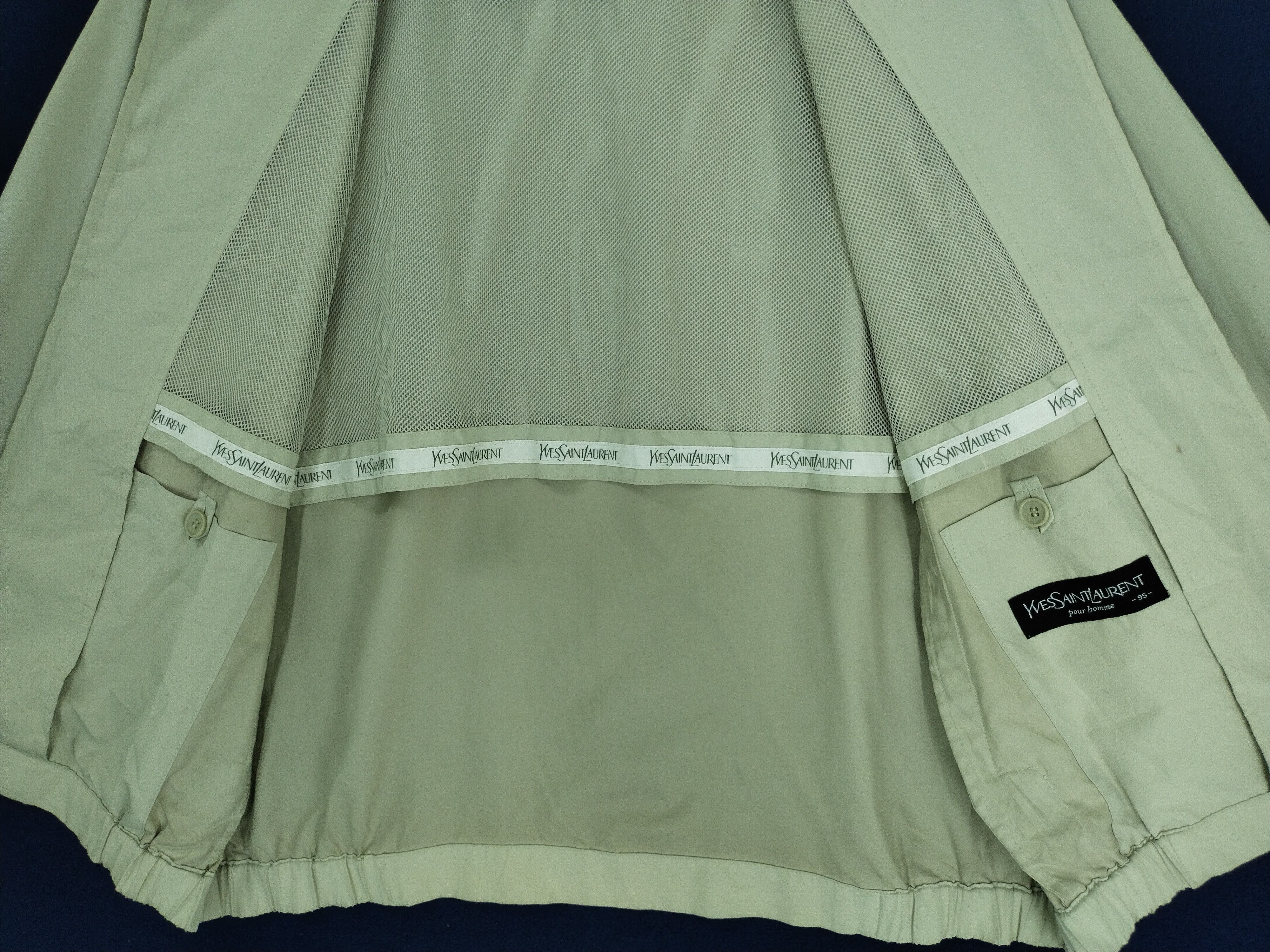 Saint Laurent Paris VINTAGE YSL SMALL LOGO LIGHT JACKET Size US M / EU 48-50 / 2 - 11 Thumbnail
