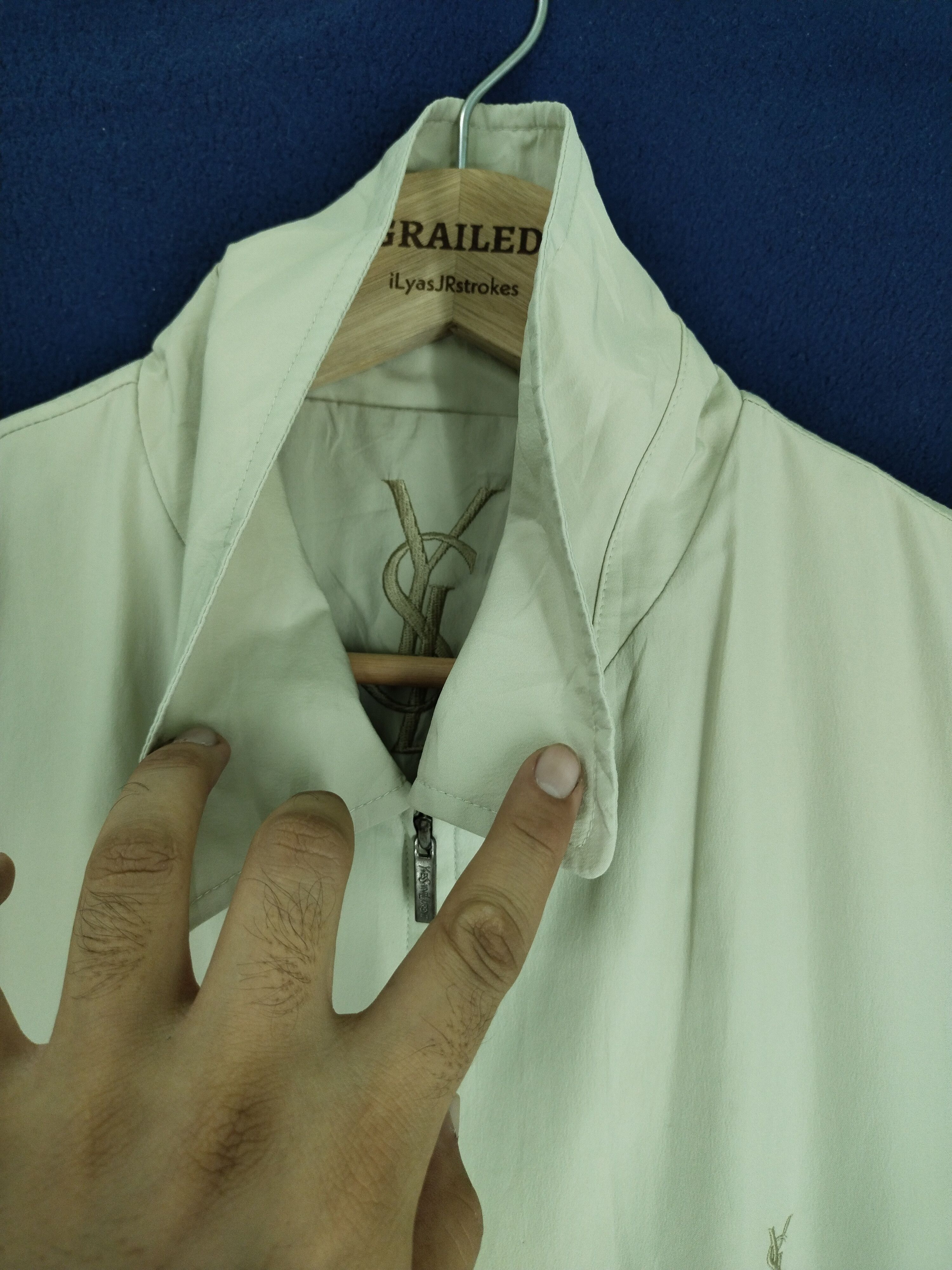 Saint Laurent Paris VINTAGE YSL SMALL LOGO LIGHT JACKET Size US M / EU 48-50 / 2 - 6 Thumbnail