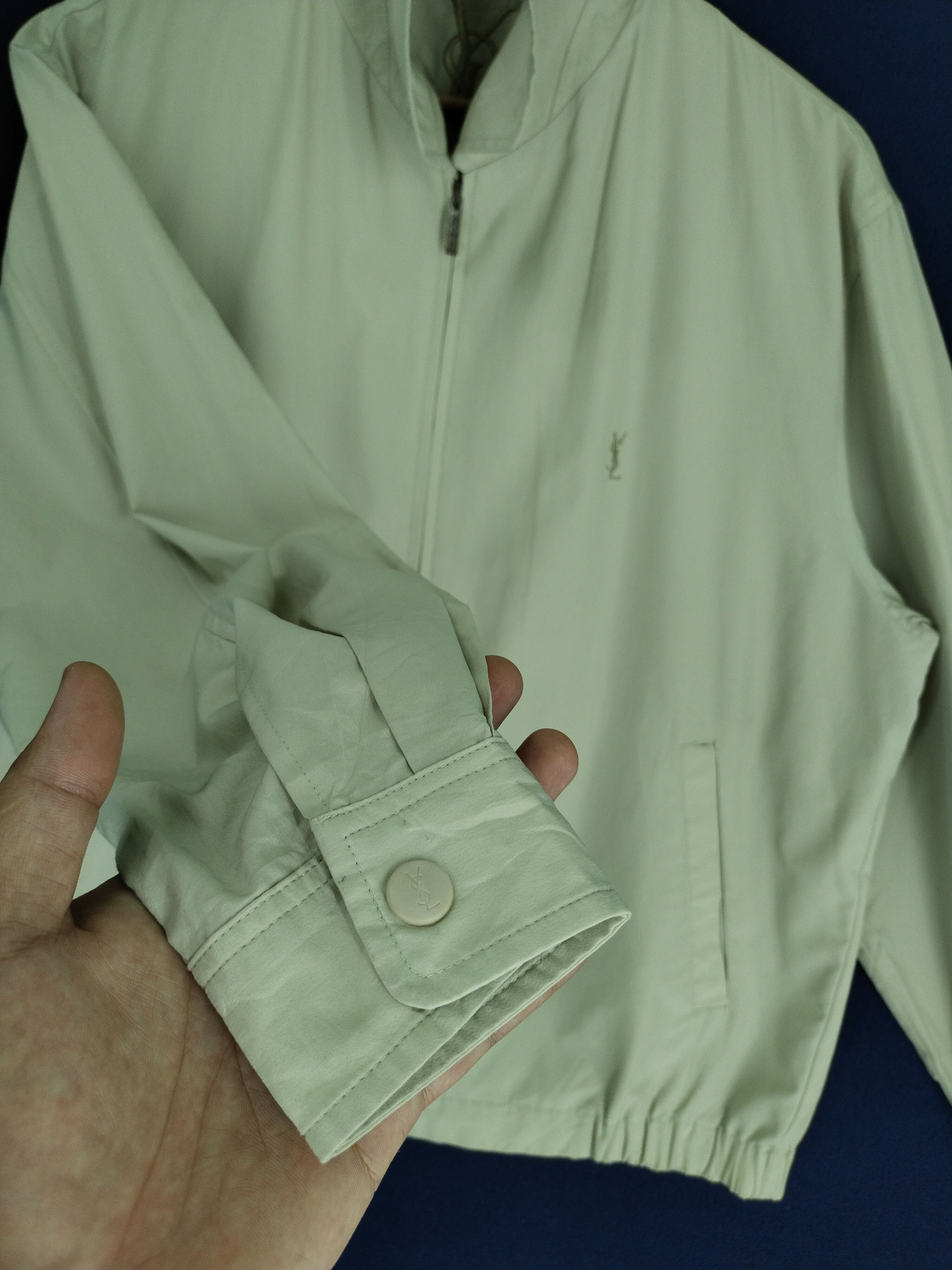 Saint Laurent Paris VINTAGE YSL SMALL LOGO LIGHT JACKET Size US M / EU 48-50 / 2 - 4 Thumbnail