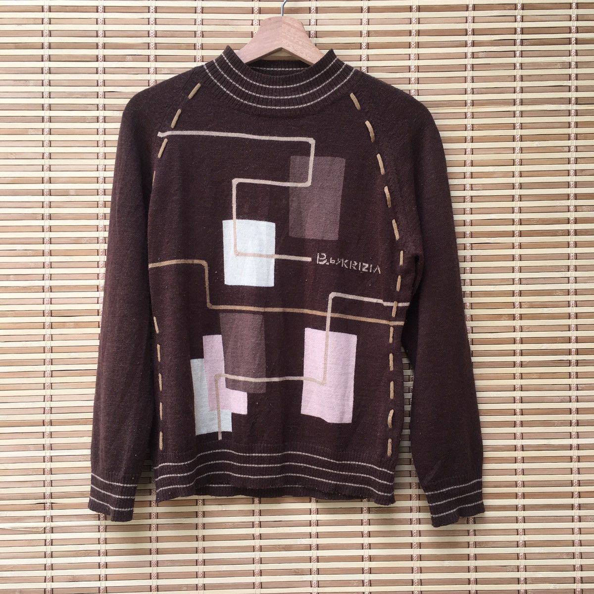 Krizia Uomo KRIZIA Brown Knitwear Size US S / EU 44-46 / 1 - 2 Thumbnail