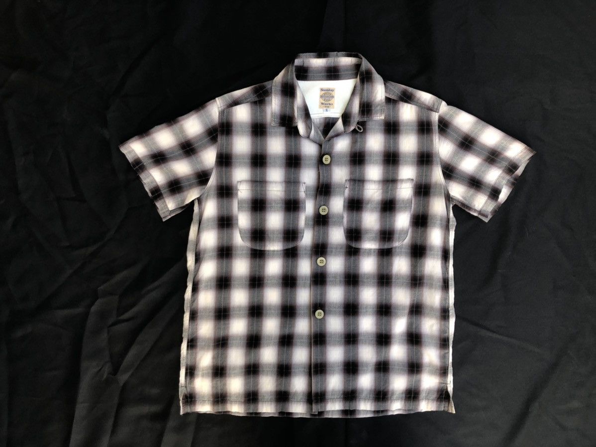 Vintage Sunday Works Union Made Cotton Plaid Rockabilly Shirt Size US S / EU 44-46 / 1 - 1 Thumbnail