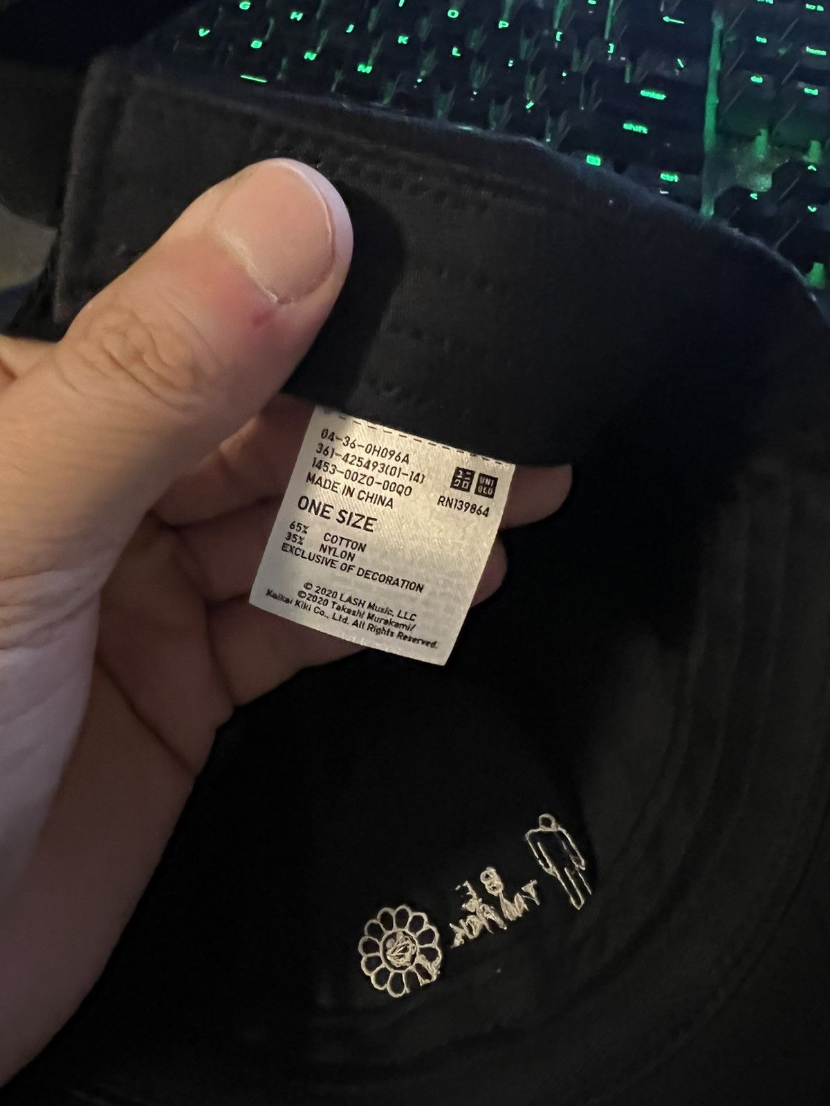 Billie Eilish × Takashi Murakami Billie Eilish Murakami black hat Size ONE SIZE - 3 Thumbnail