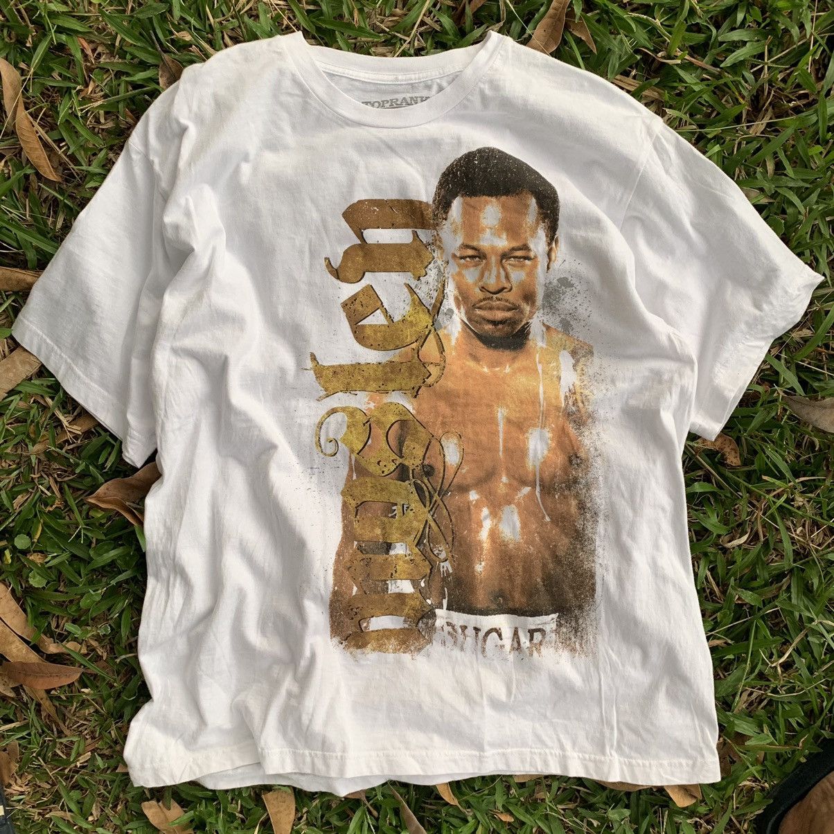Other Sugar Shane Mosley toprank white tshirt tee Size US XL / EU 56 / 4 - 7 Thumbnail