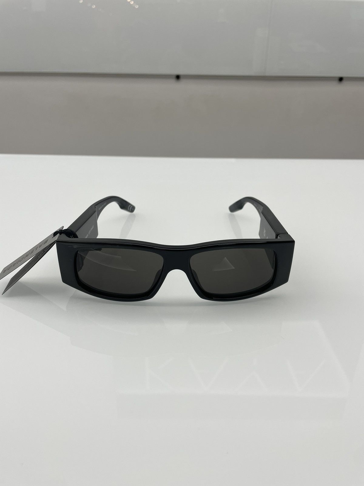 image of Balenciaga Led Frame Sunglasses Black, Men's