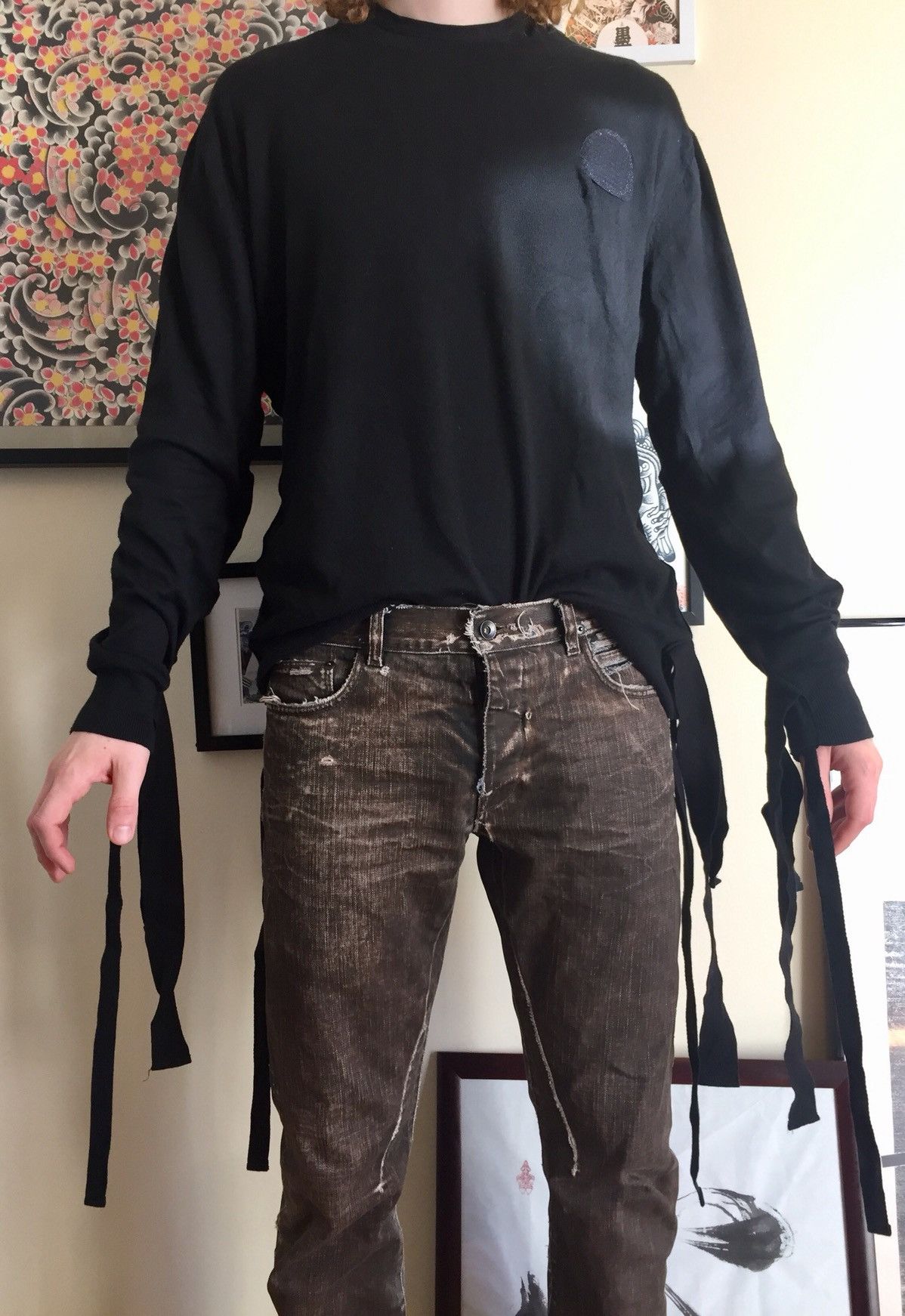 Angelos Frentzos Angelos Frentzos FW16 Handmade Parachute Bondage Pullover Size US L / EU 52-54 / 3 - 1 Thumbnail
