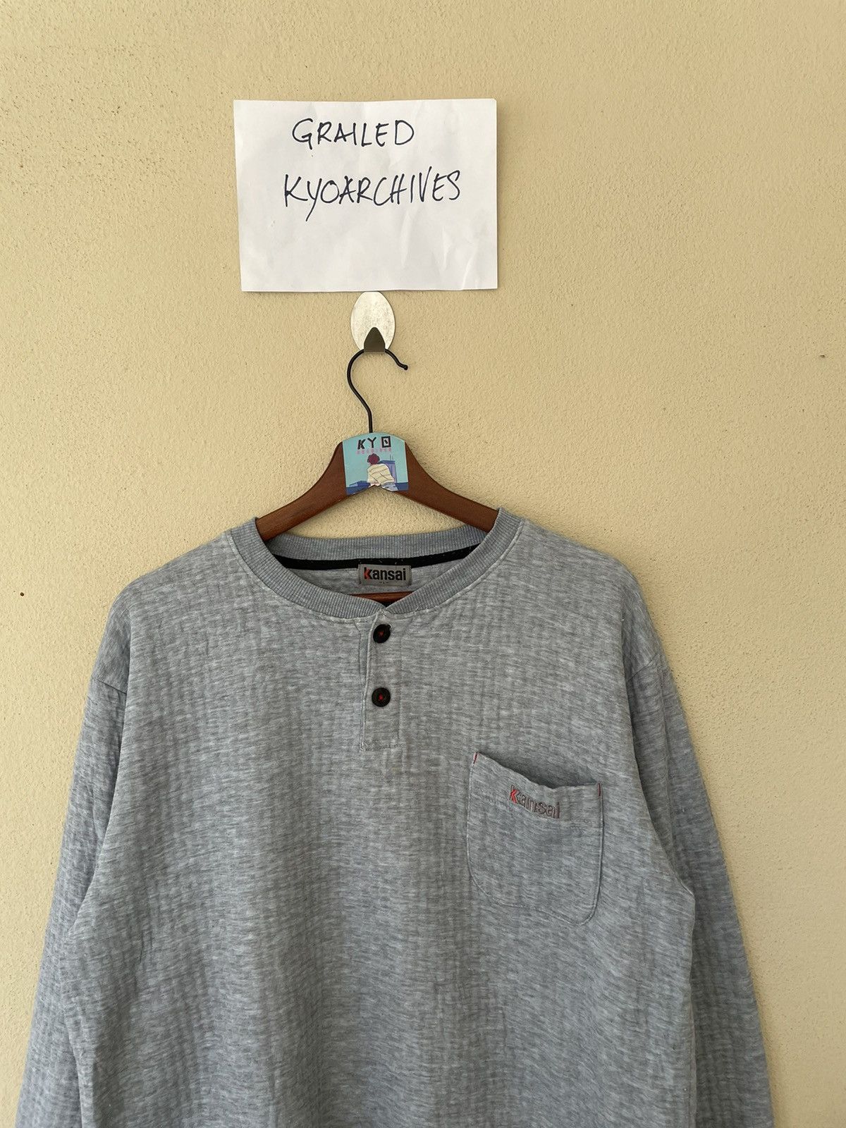 Japanese Brand × Kansai Yamamoto KANSAI YAMAMOTO SWEATSHIRT Size US L / EU 52-54 / 3 - 3 Thumbnail