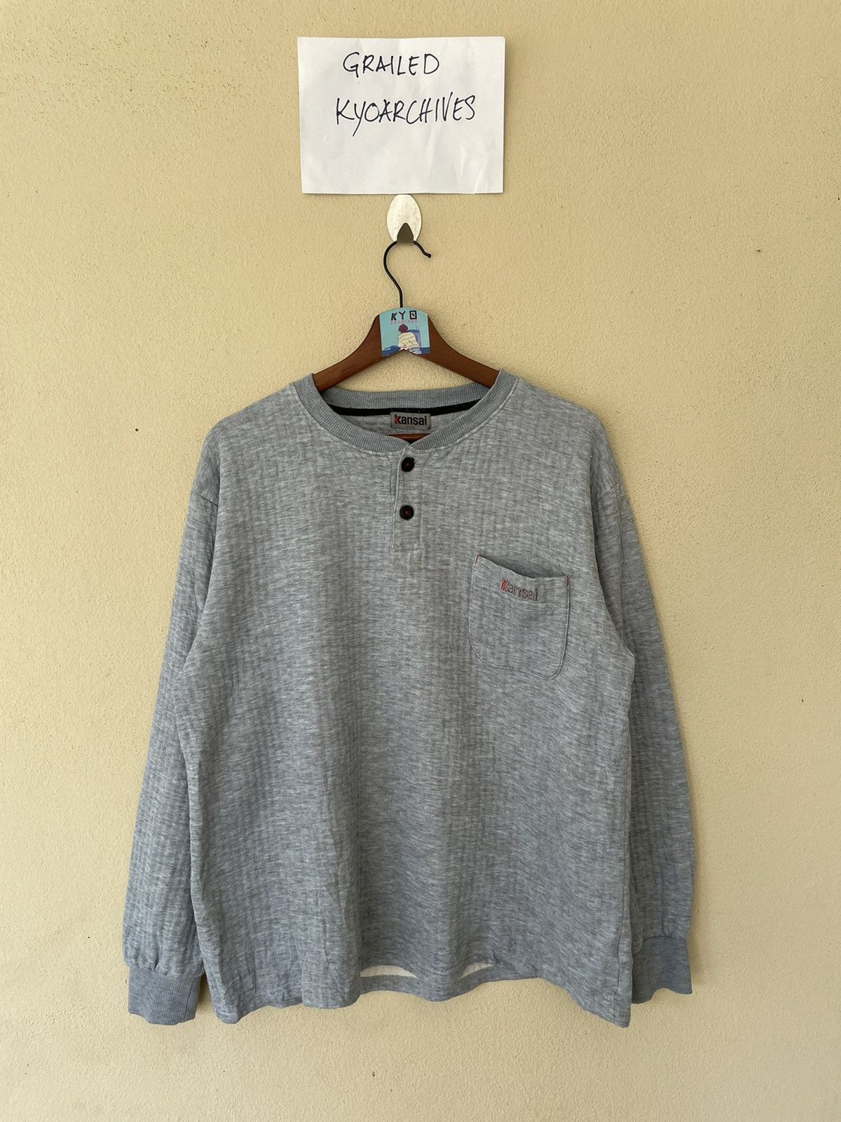 Japanese Brand × Kansai Yamamoto KANSAI YAMAMOTO SWEATSHIRT Size US L / EU 52-54 / 3 - 1 Thumbnail