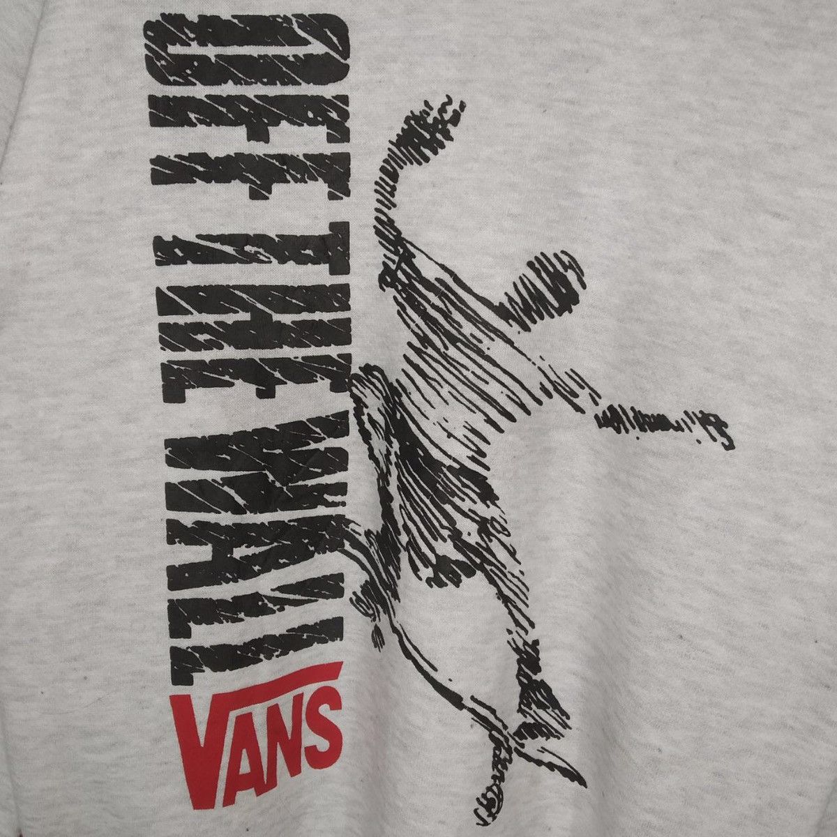 Vans Vintage 90s Vans Of The Wall Big Print Skateboard Player Size US M / EU 48-50 / 2 - 6 Thumbnail