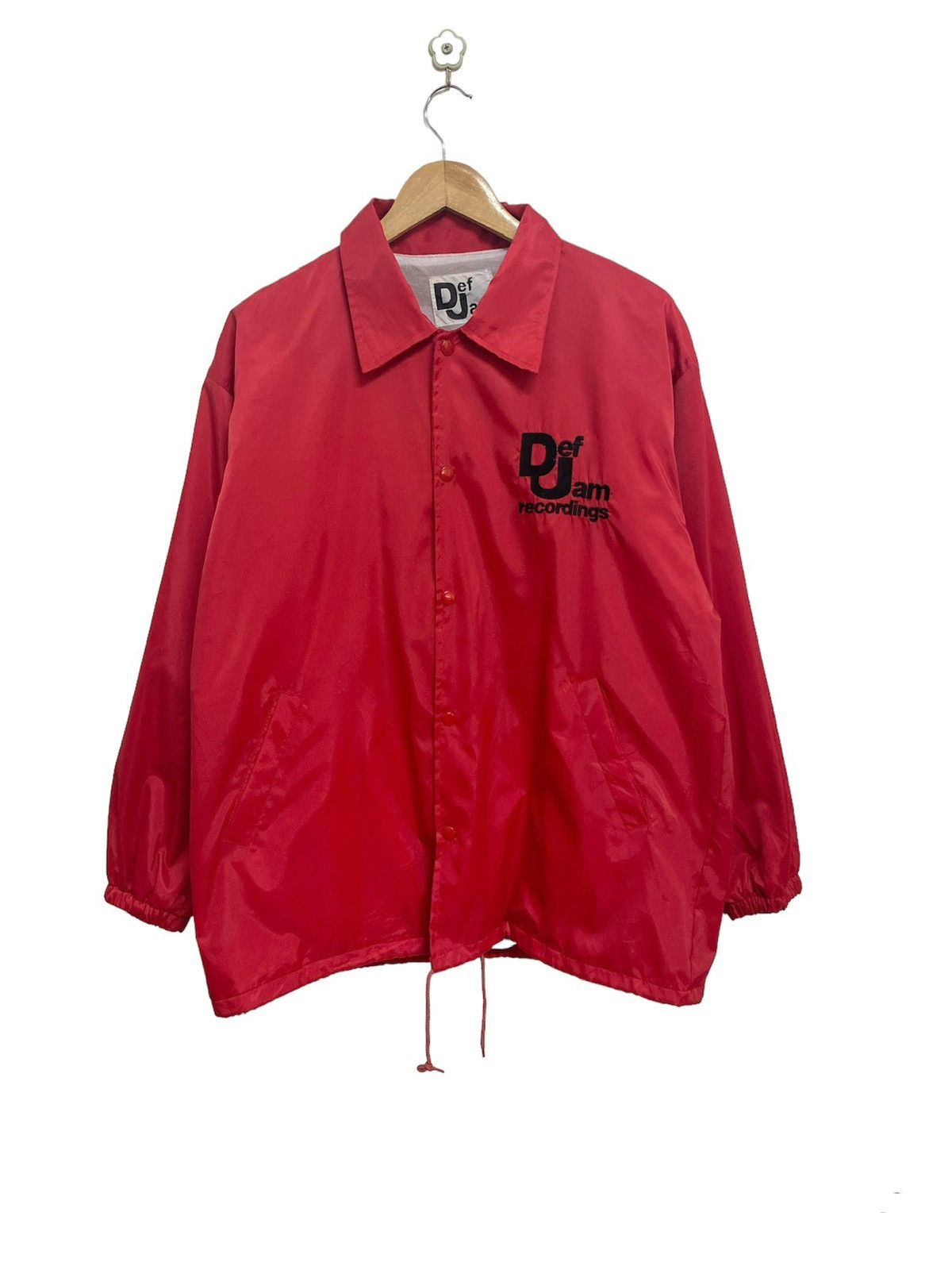 Rap Tees × Vintage Vintage Def Jam Recordings Coach Jacket Size US XL / EU 56 / 4 - 2 Thumbnail